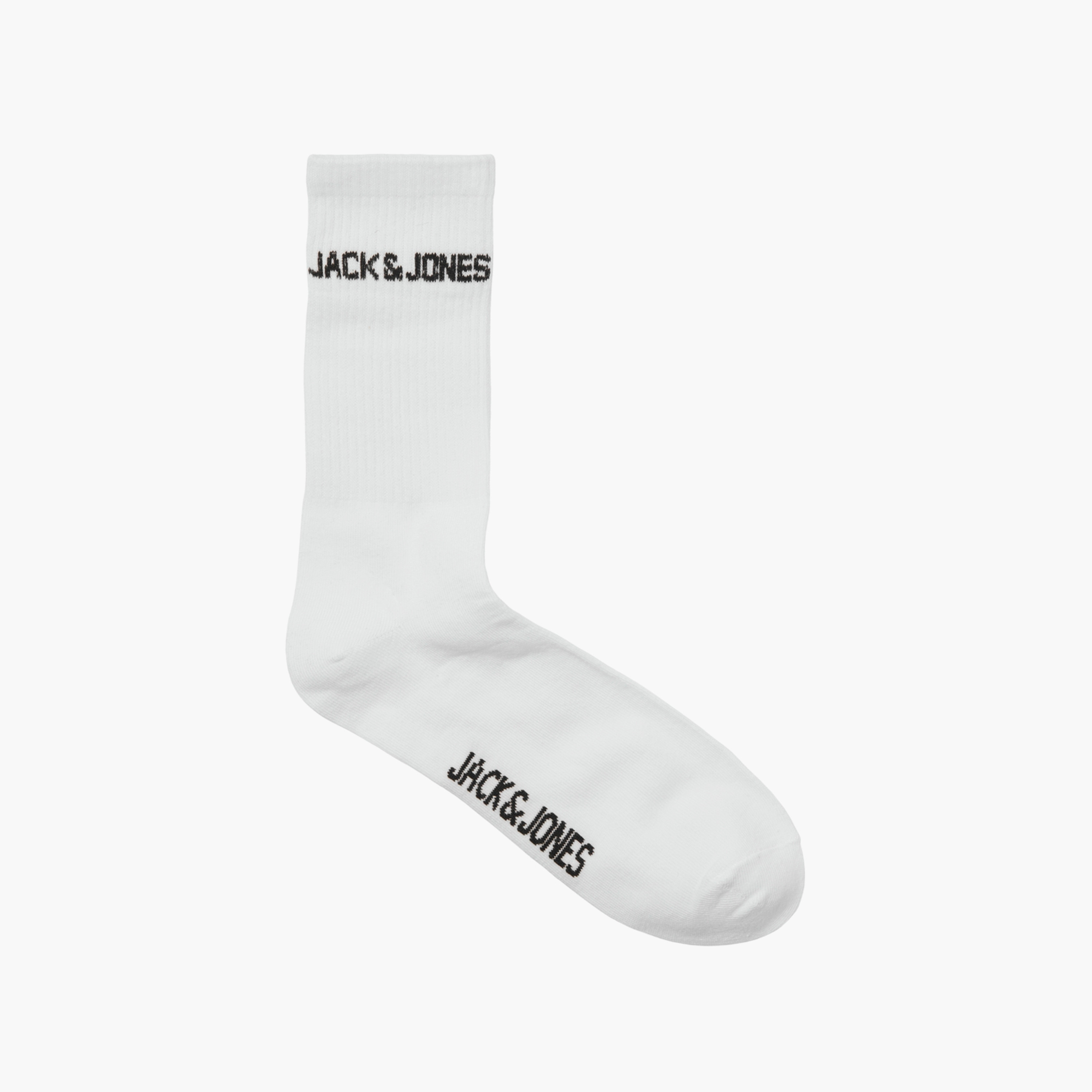 Jack & Jones Pack of 3 Patterned Logo Mid-Calf Socks-men-socks-image-2
