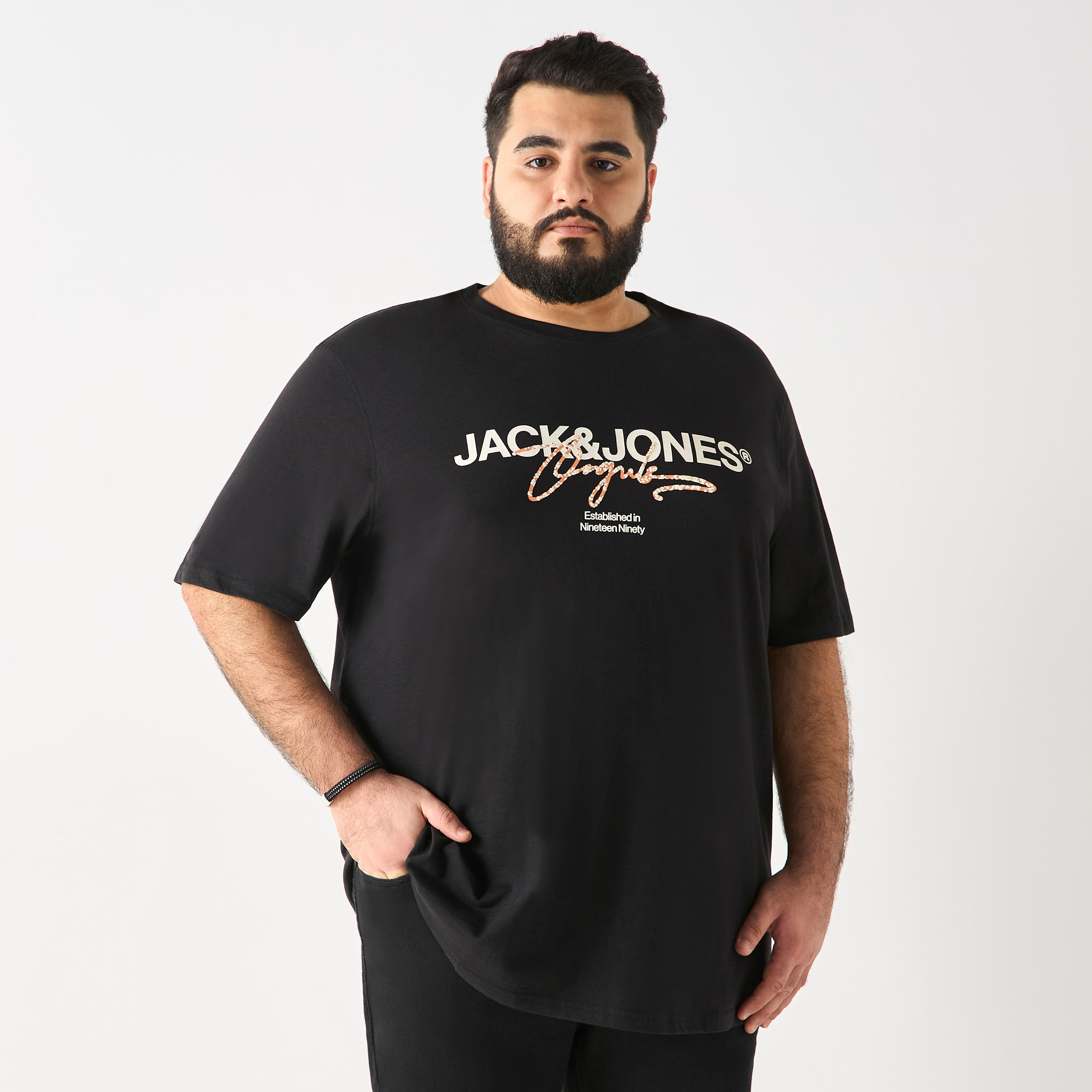 Jack & Jones Plus Size Logo Crew Neck Short Sleeves T-Shirt-men-clothing-tshirtsandpolos-tshirts-image-9
