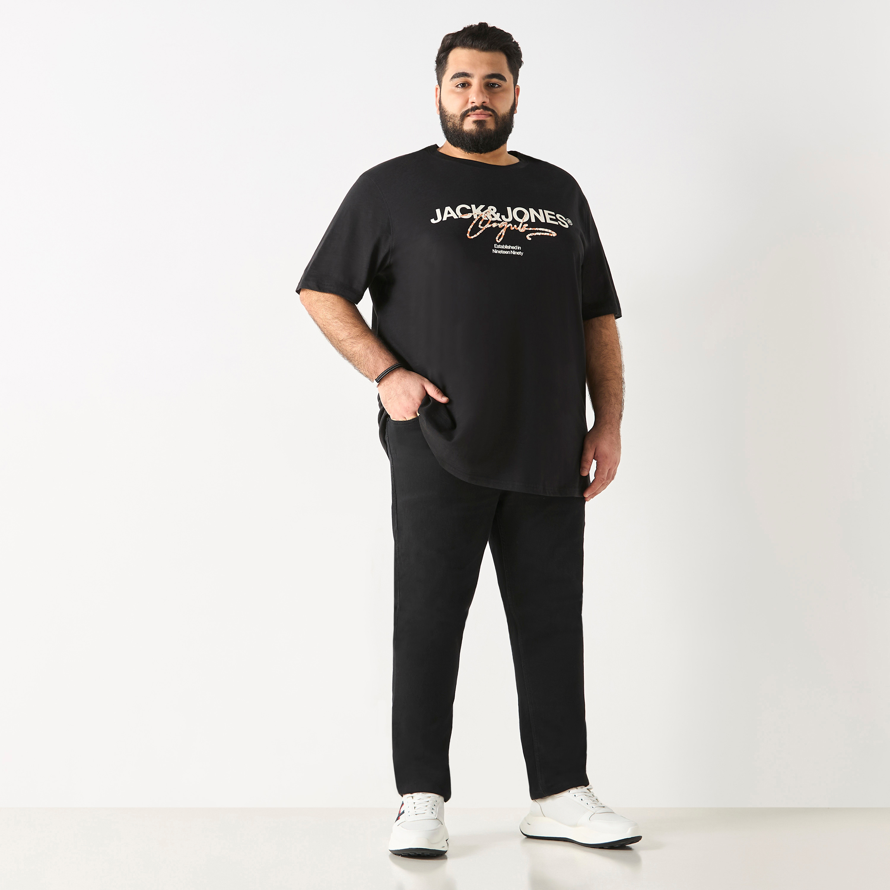 Jack & Jones Plus Size Logo Crew Neck Short Sleeves T-Shirt-men-clothing-tshirtsandpolos-tshirts-image-10