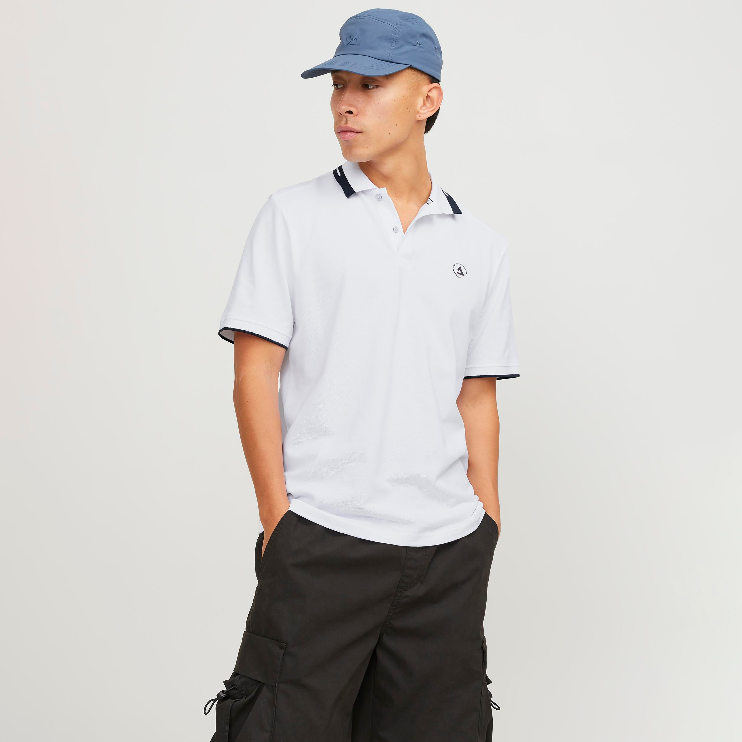 Jack & Jones Pack of 2 Plain Collared Short Sleeves Polo T-Shirt-men-clothing-tshirtsandpolos-polos-image-2