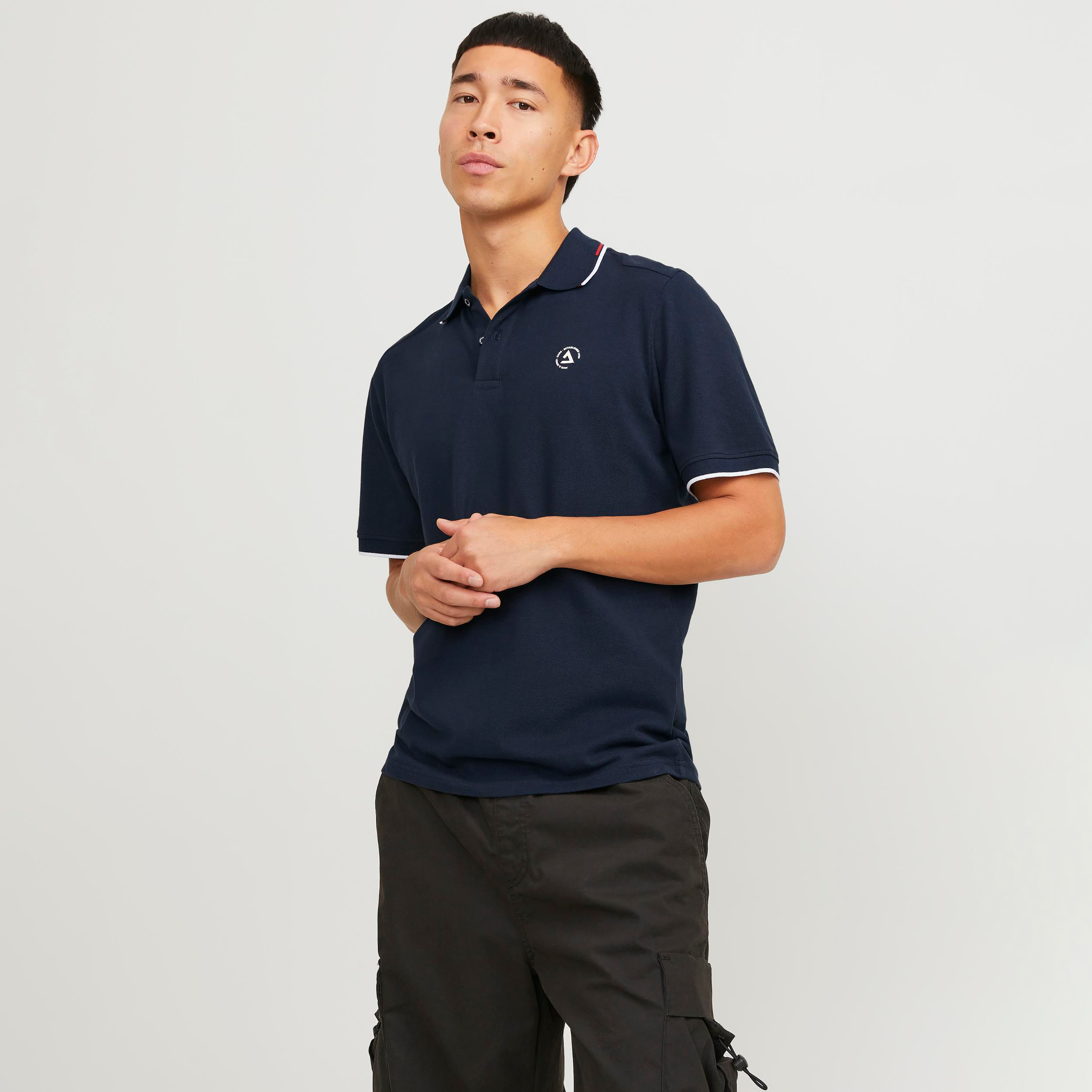 Jack & Jones Pack of 2 Plain Collared Short Sleeves Polo T-Shirt-men-clothing-tshirtsandpolos-polos-image-3