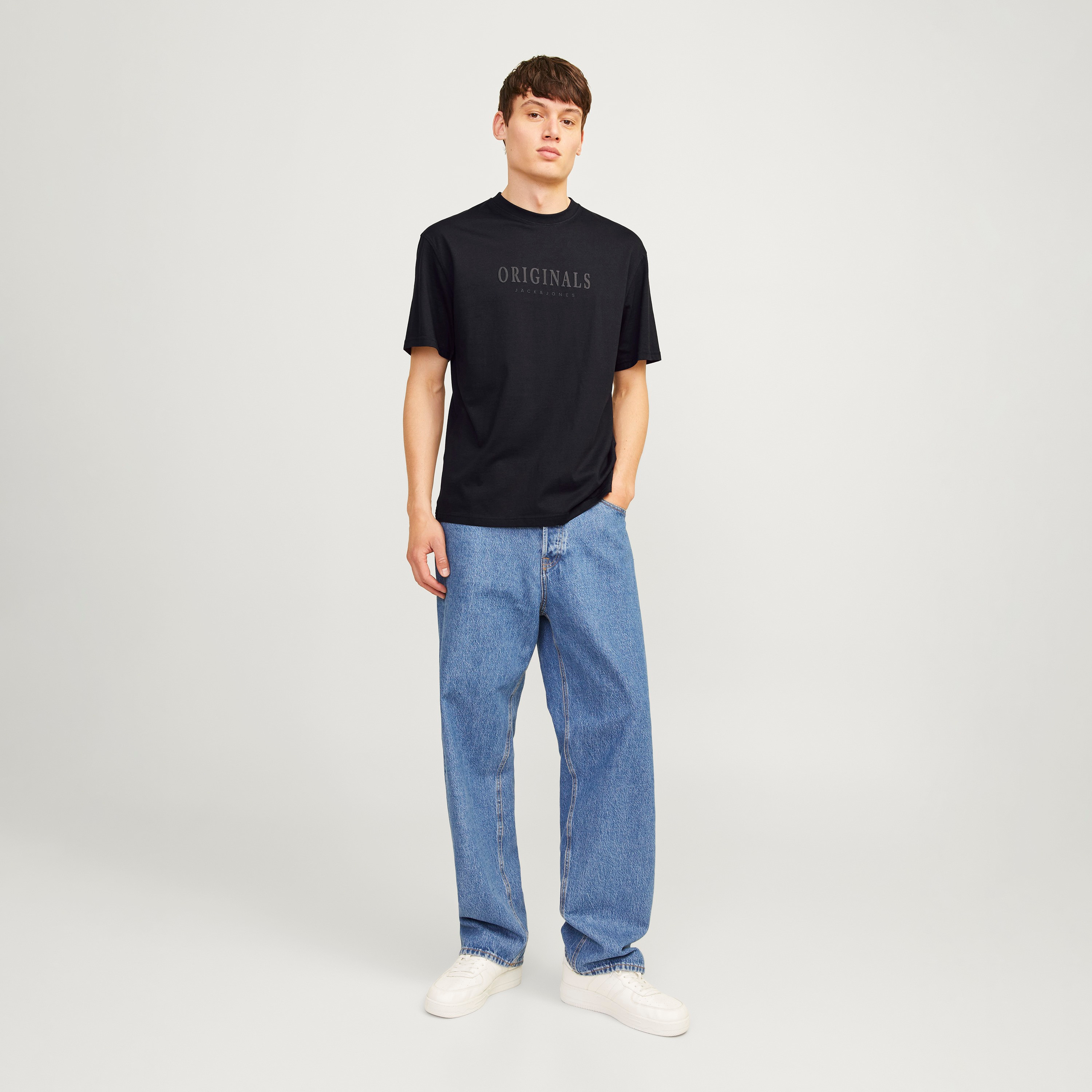 Jack & Jones Printed Crew Neck Short Sleeves Men's T-Shirt-men-clothing-tshirtsandpolos-tshirts-image-2