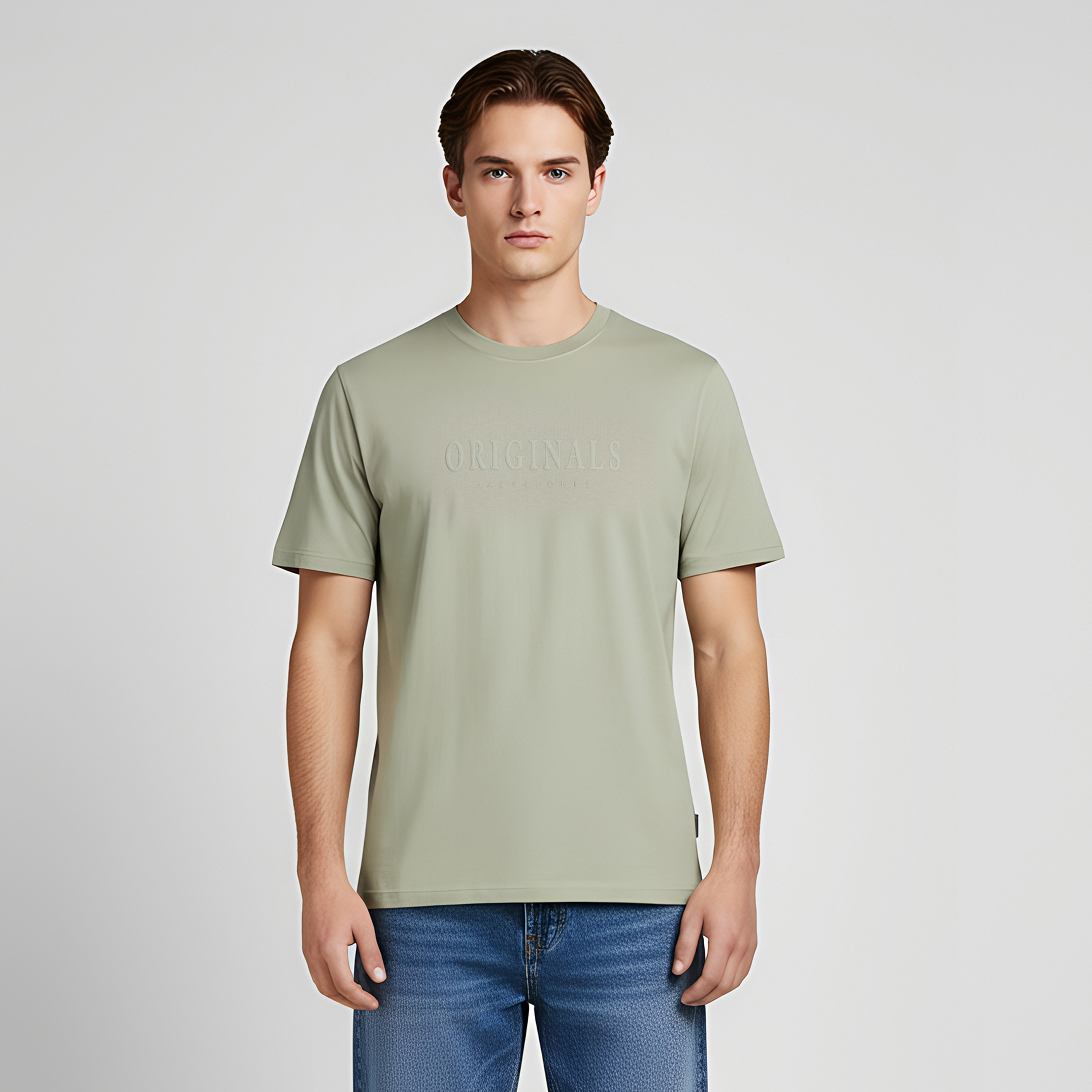 تي شيرت رجالي مطبوع بياقة دائرية وأكمام قصيرة من جاك اند جونز-men-clothing-tshirtsandpolos-tshirts-image-9