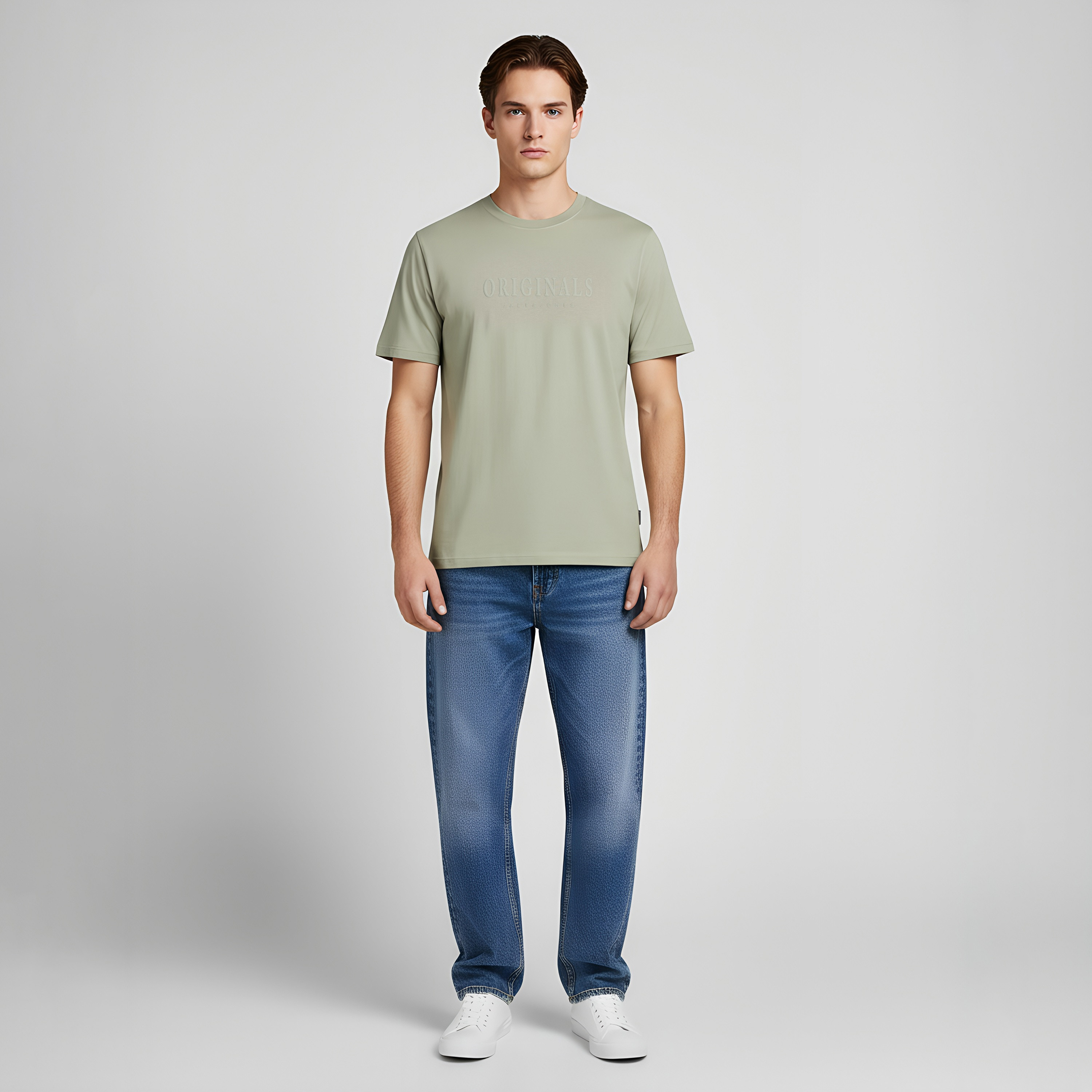 تي شيرت رجالي مطبوع بياقة دائرية وأكمام قصيرة من جاك اند جونز-men-clothing-tshirtsandpolos-tshirts-image-10