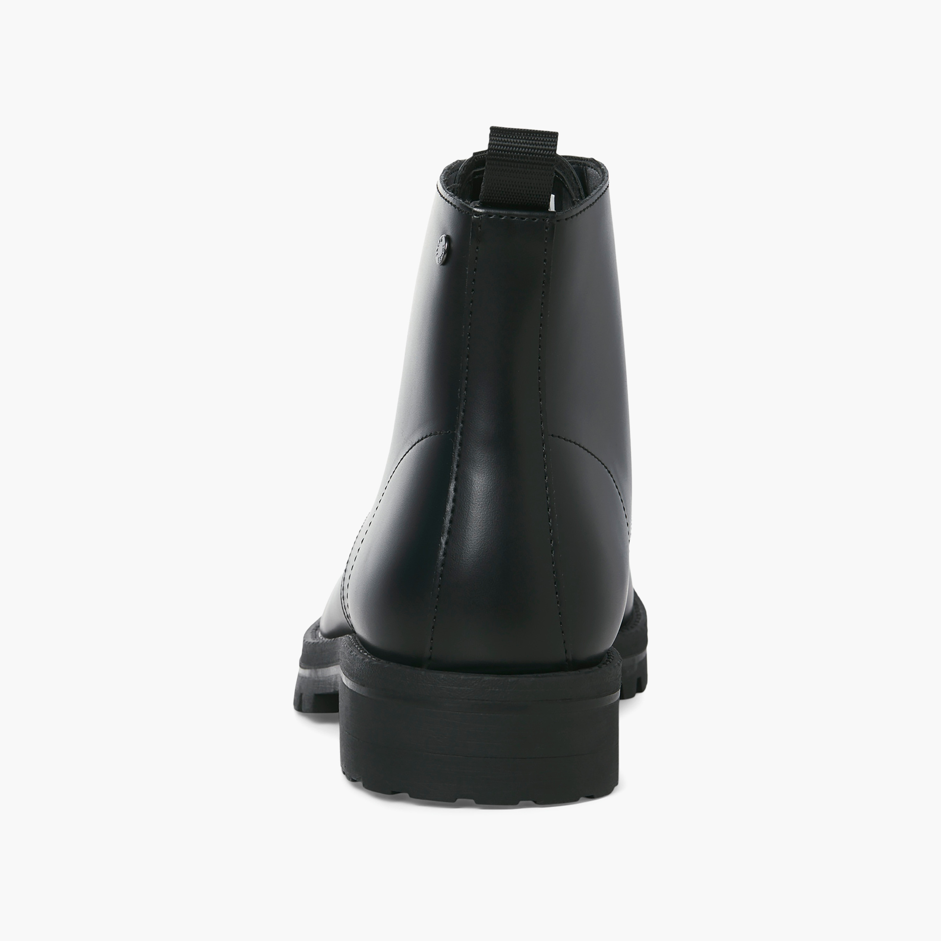 حذاء بوط رجالي برباط للكاحل سادة من جاك أند جونز | 12262819-men-shoes-boots-image-6