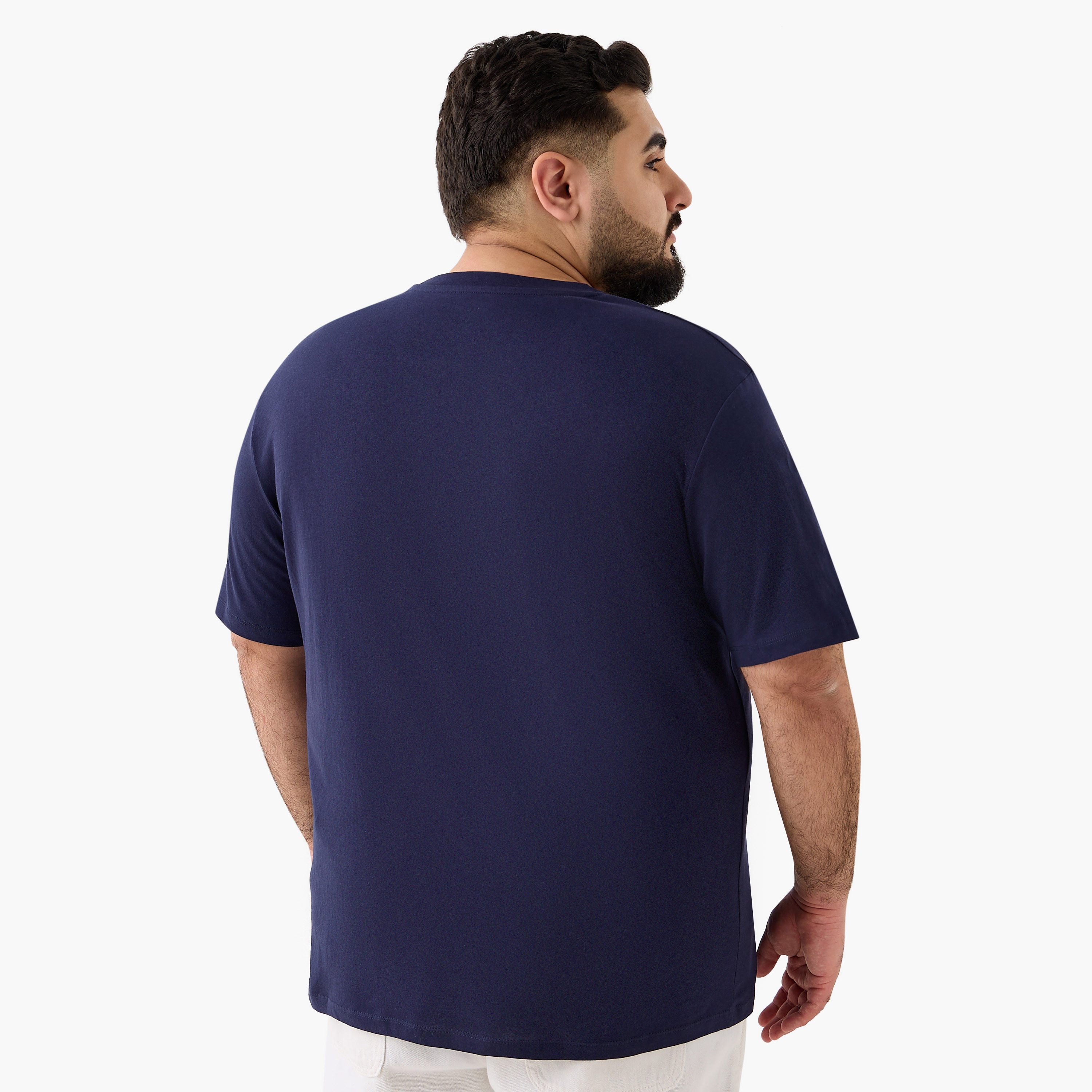 Jack & Jones Logo Crew Neck Short Sleeves Men's T-Shirt-men-clothing-tshirtsandpolos-tshirts-image-3