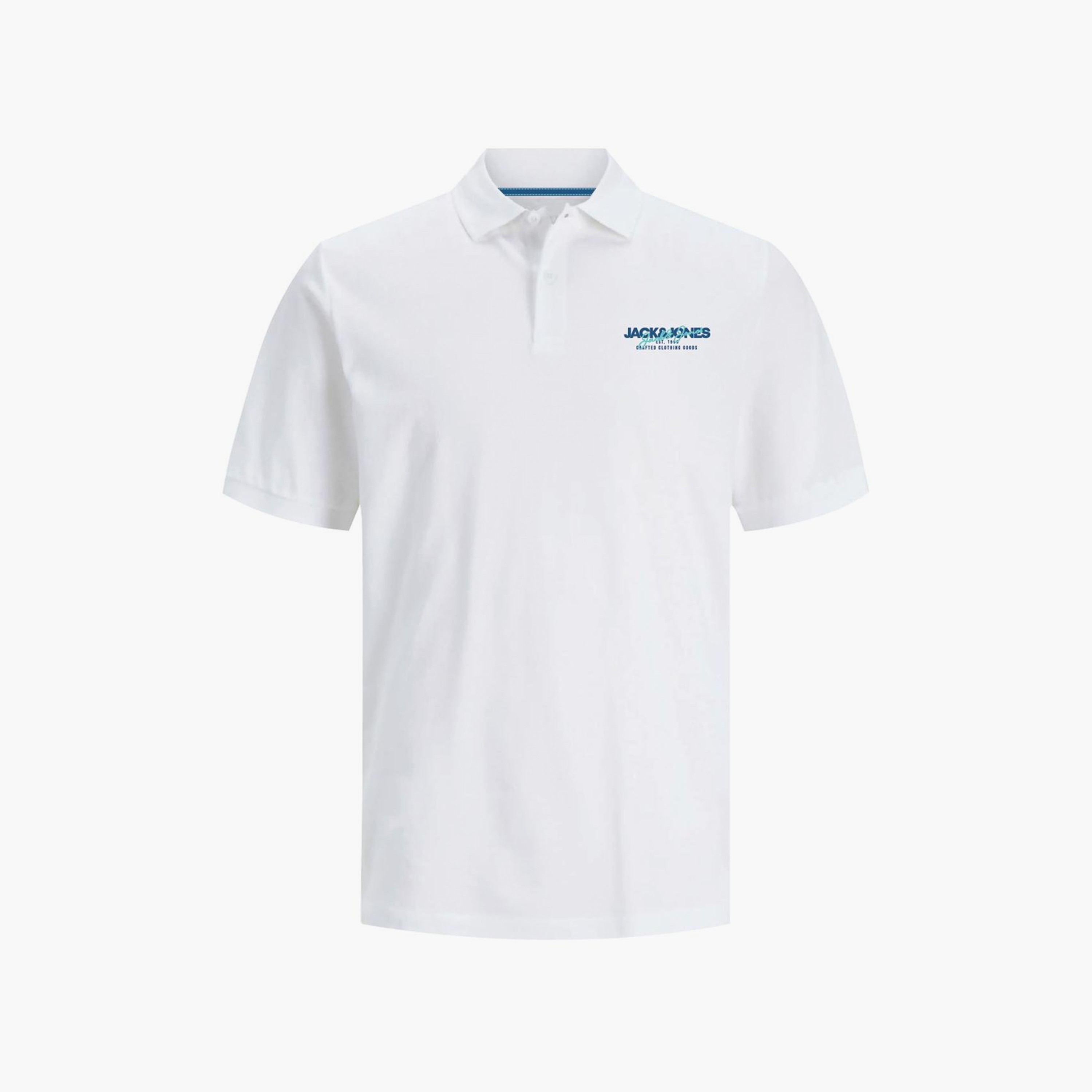 تيشيرت بولو سادة بأكمام قصيرة وياقة من جاك آند جونز-men-clothing-tshirtsandpolos-polos-image-3