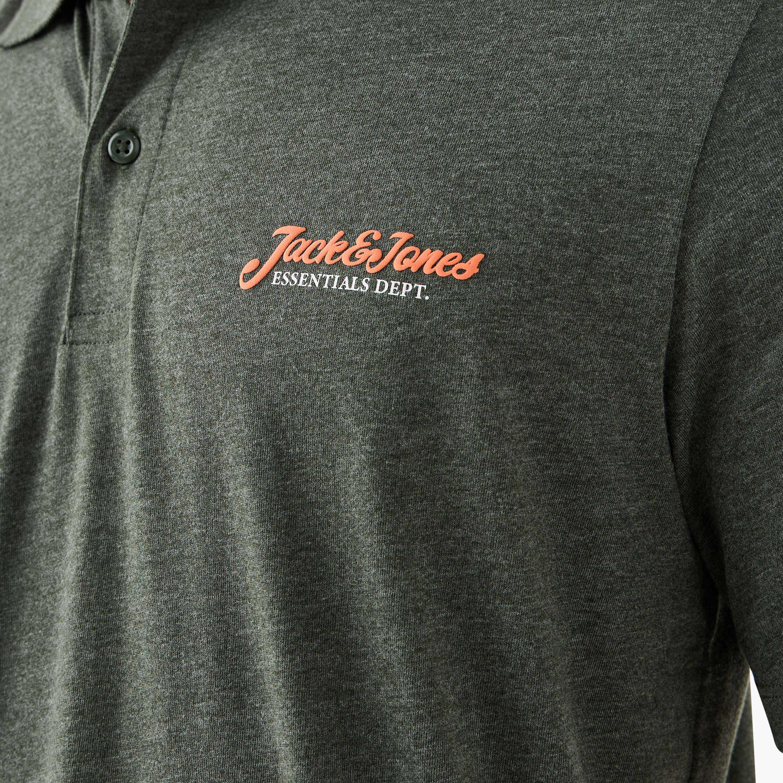 تي شيرت بولو رجالي بياقة عادية وأكمام قصيرة من جاك آند جونز-men-clothing-tshirtsandpolos-polos-image-10