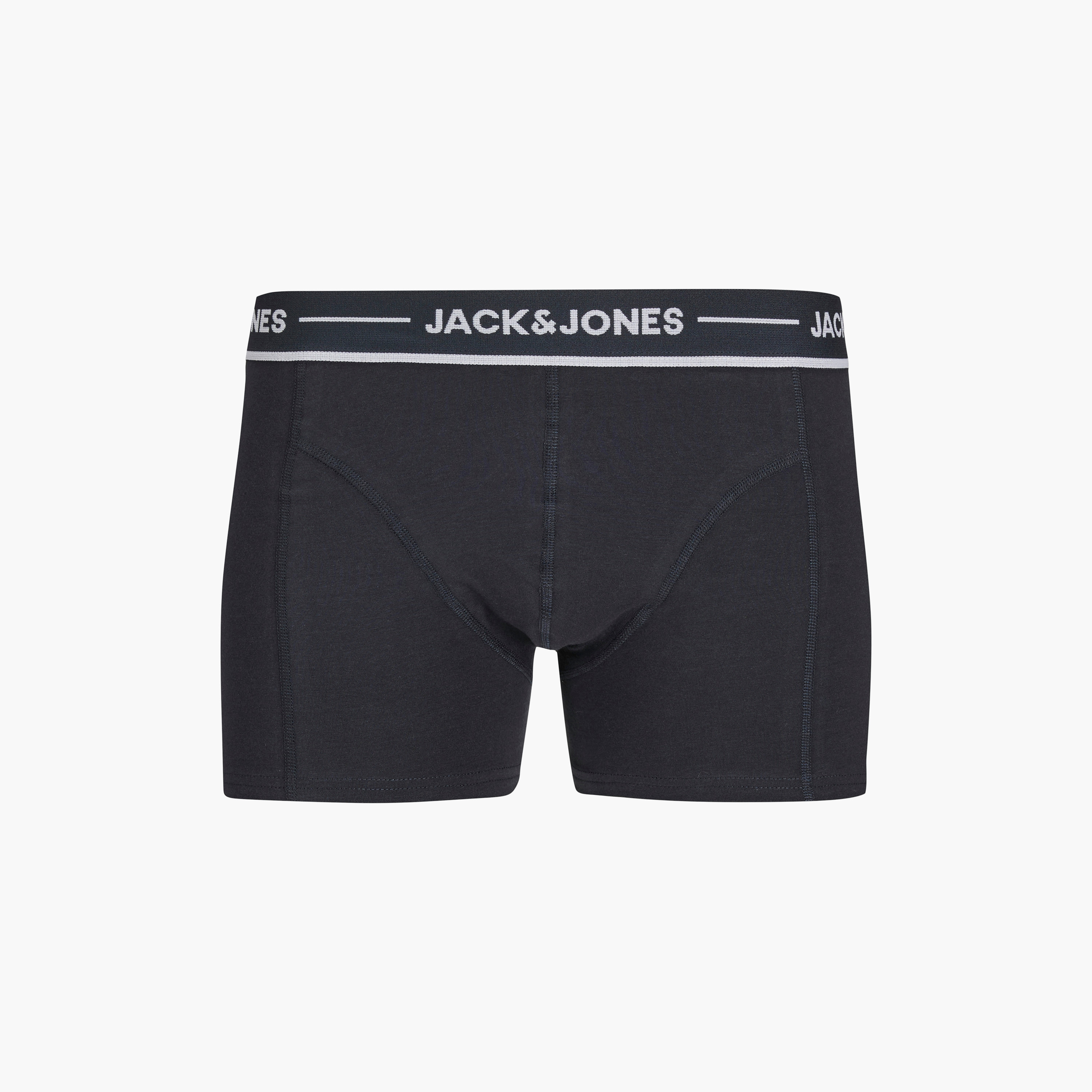 Jack & Jones Pack of 3 Brand Print Elasticated Waistband Men's Trunks-men-clothing-innerwear-underwear-image-6