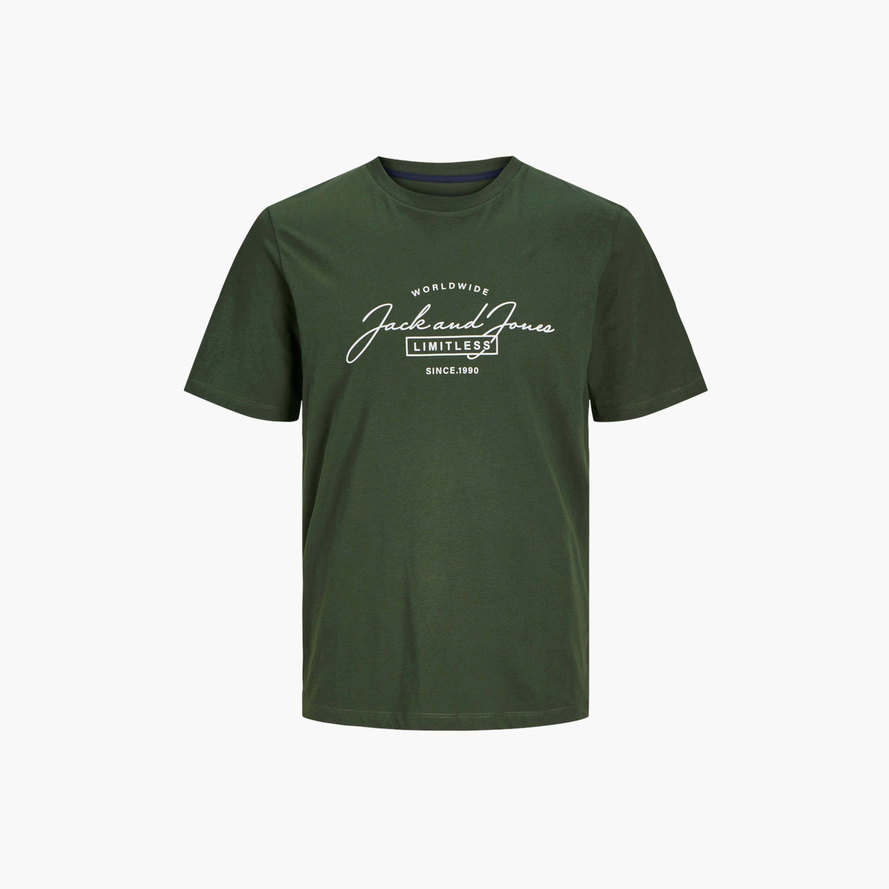 مجموعة من 3 تيشيرت بأكمام قصيرة ورقبة دائرية وشعار مقاس كبير من جاك آند جونز-men-clothing-tshirtsandpolos-tshirts-image-2