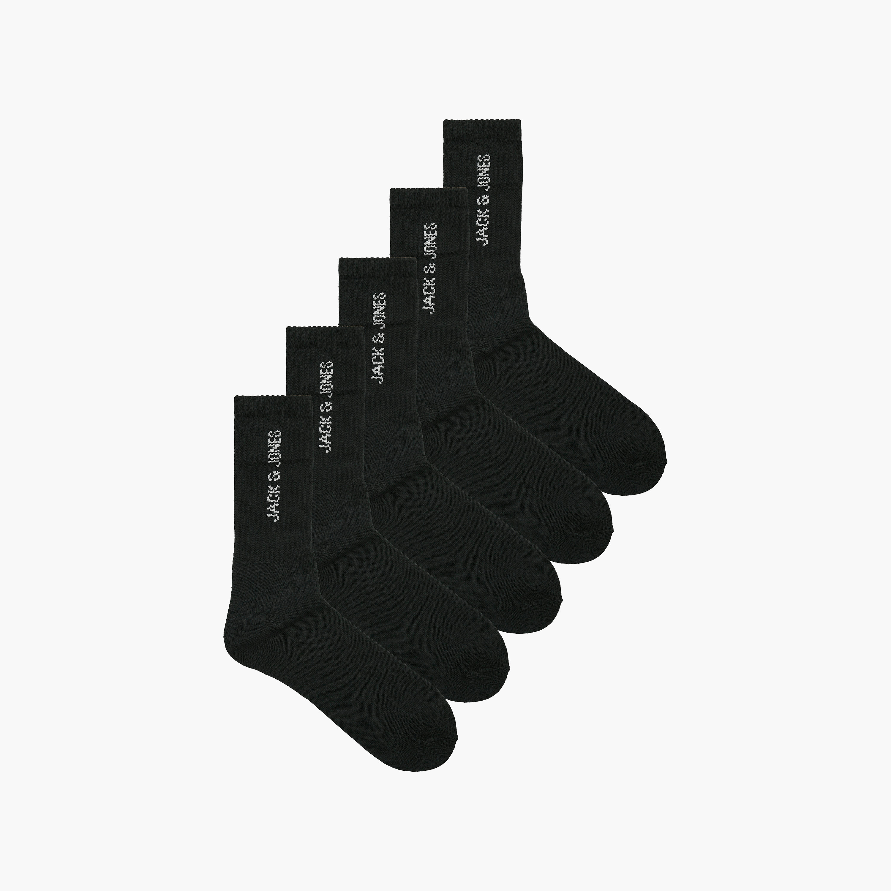 Jack & Jones 5-Pack Jacregen Tennis Cotton Socks | 12266536-men-socks-image-1