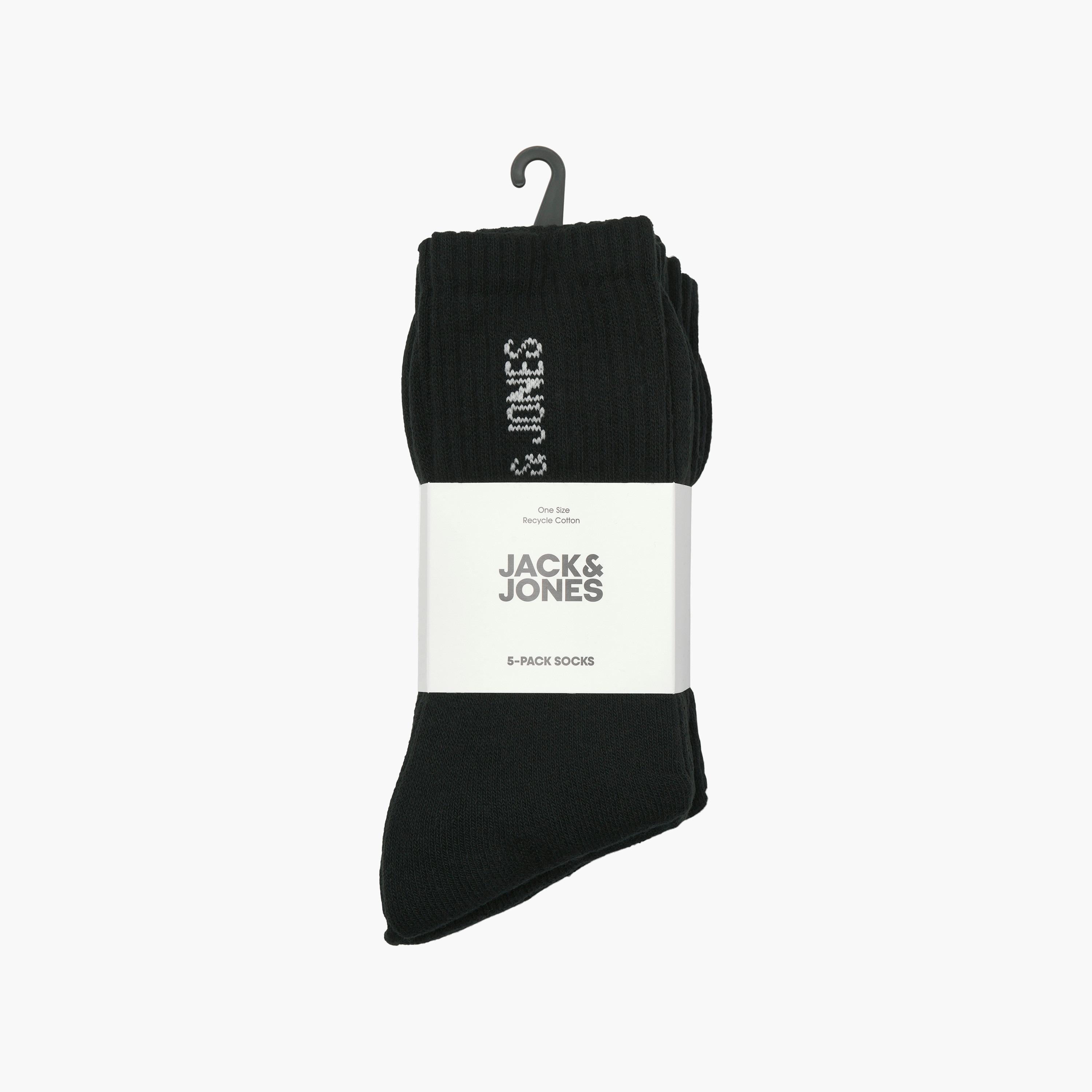 Jack & Jones 5-Pack Jacregen Tennis Cotton Socks | 12266536-men-socks-image-3