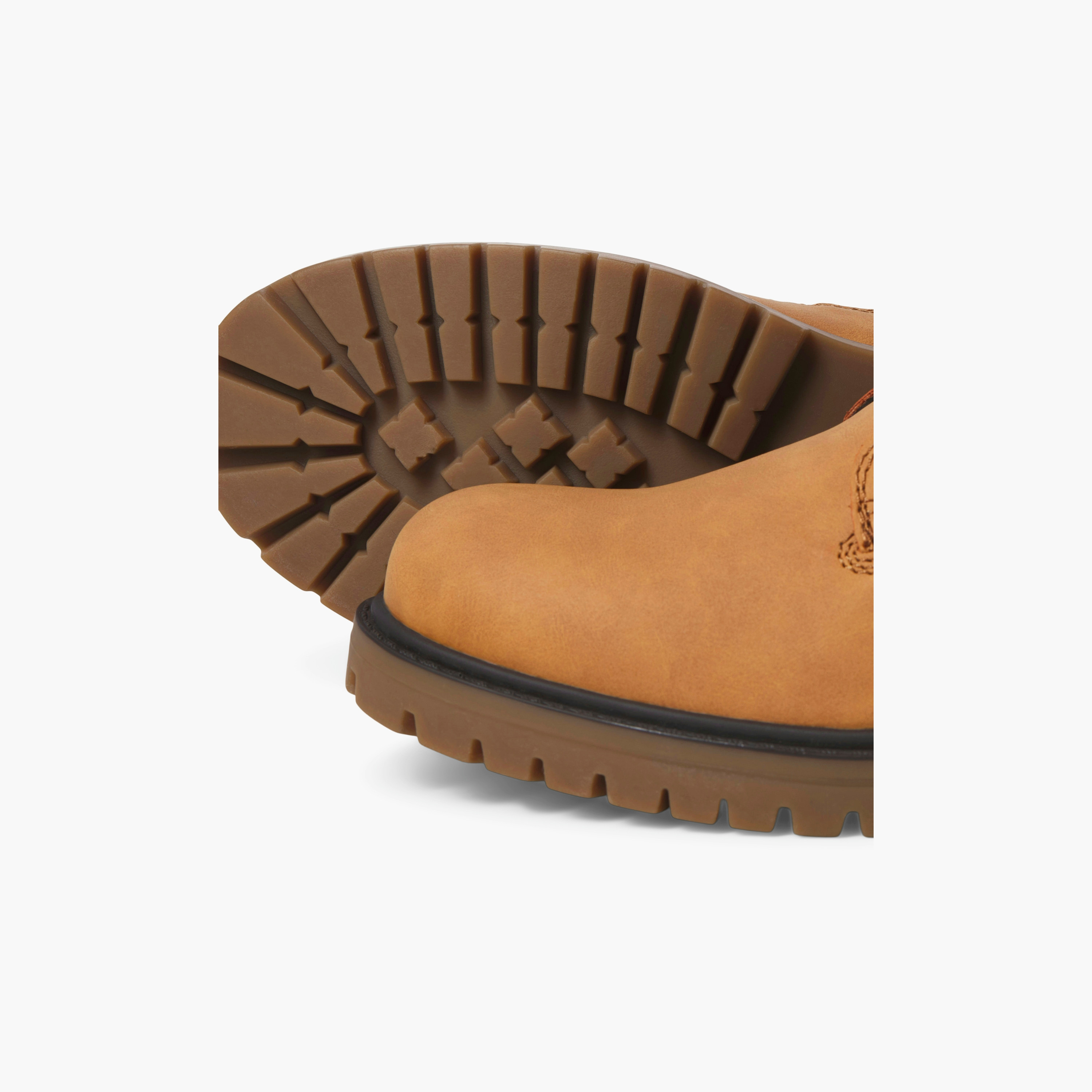 Jack & Jones Men's Lace-Up Plain Ankle Boots | 12267033-men-shoes-boots-image-2