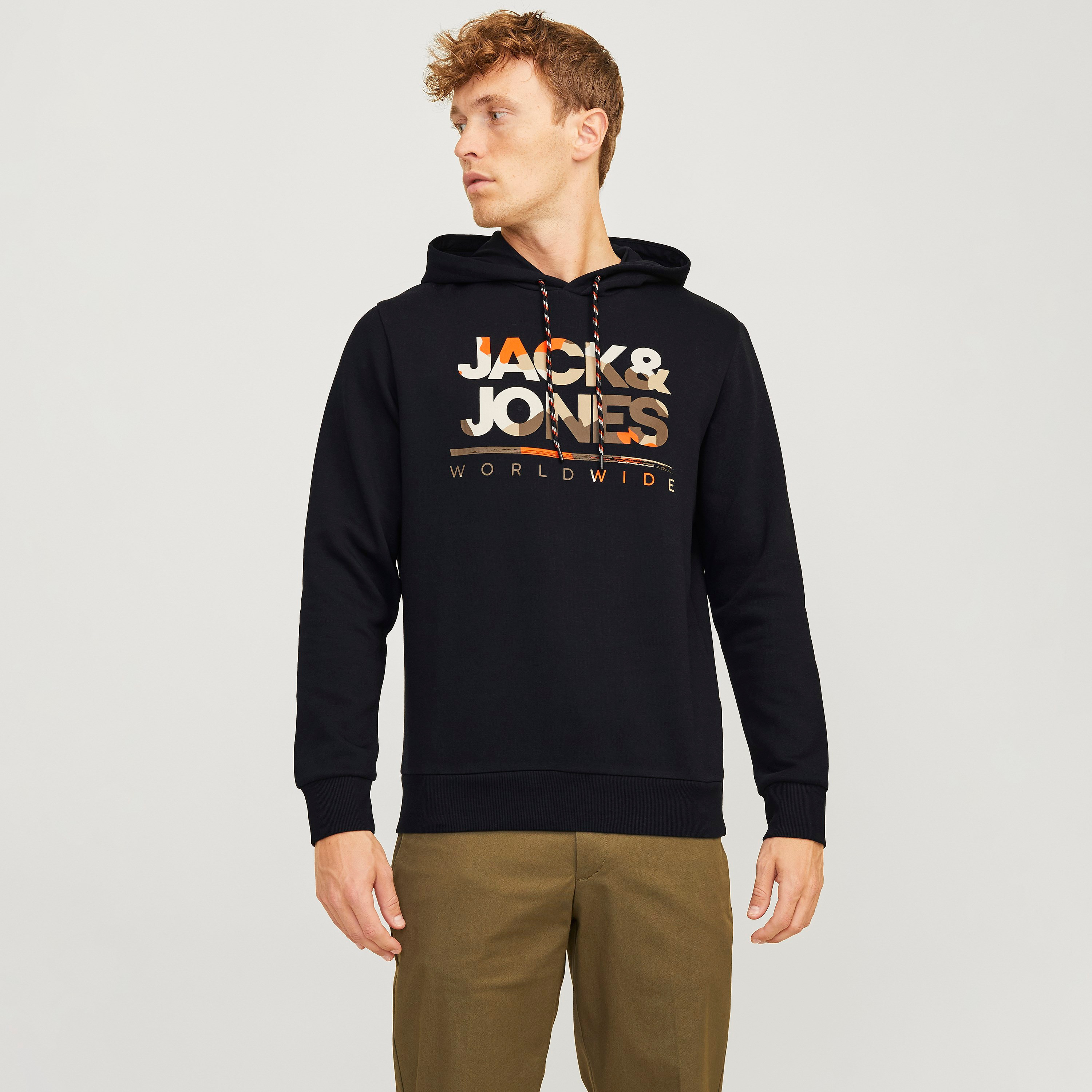Jack & Jones Pack of 2 Logo Long Sleeves Men's Hoodie-men-winterwear-hoodiesandsweatshirts-image-1
