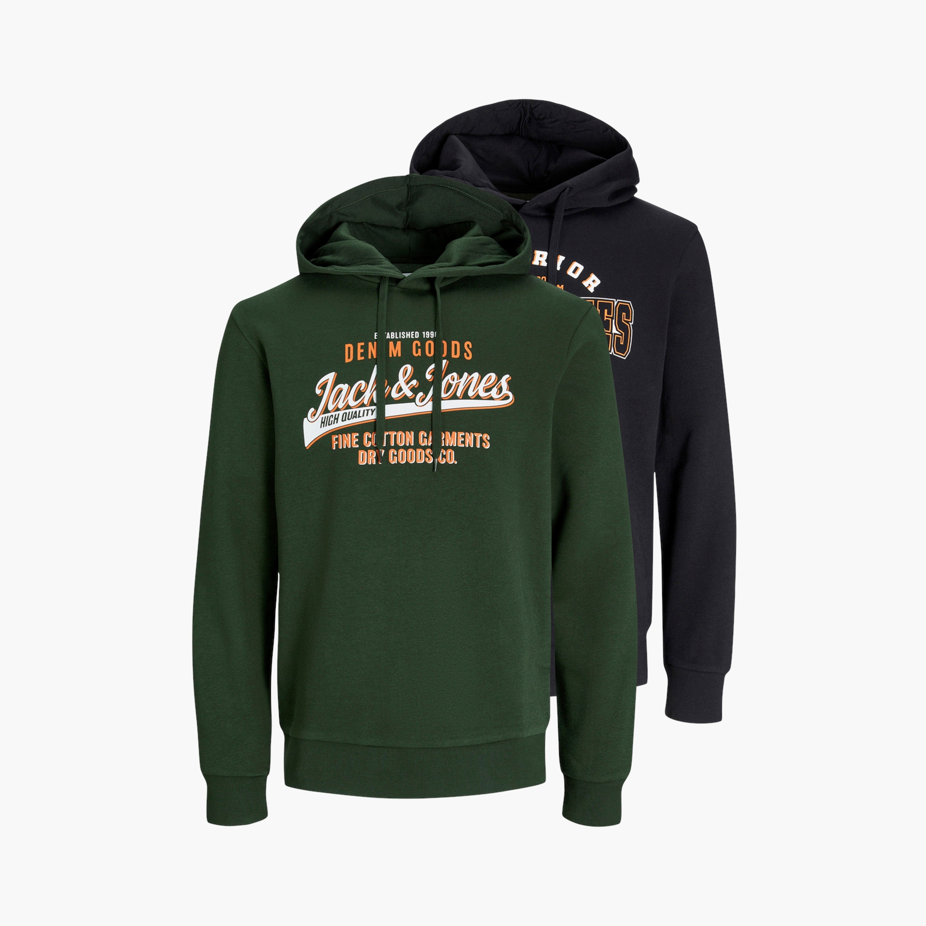 Jack & Jones Pack of 2 Logo Long Sleeves Hoodies-men-winterwear-hoodiesandsweatshirts-image-1