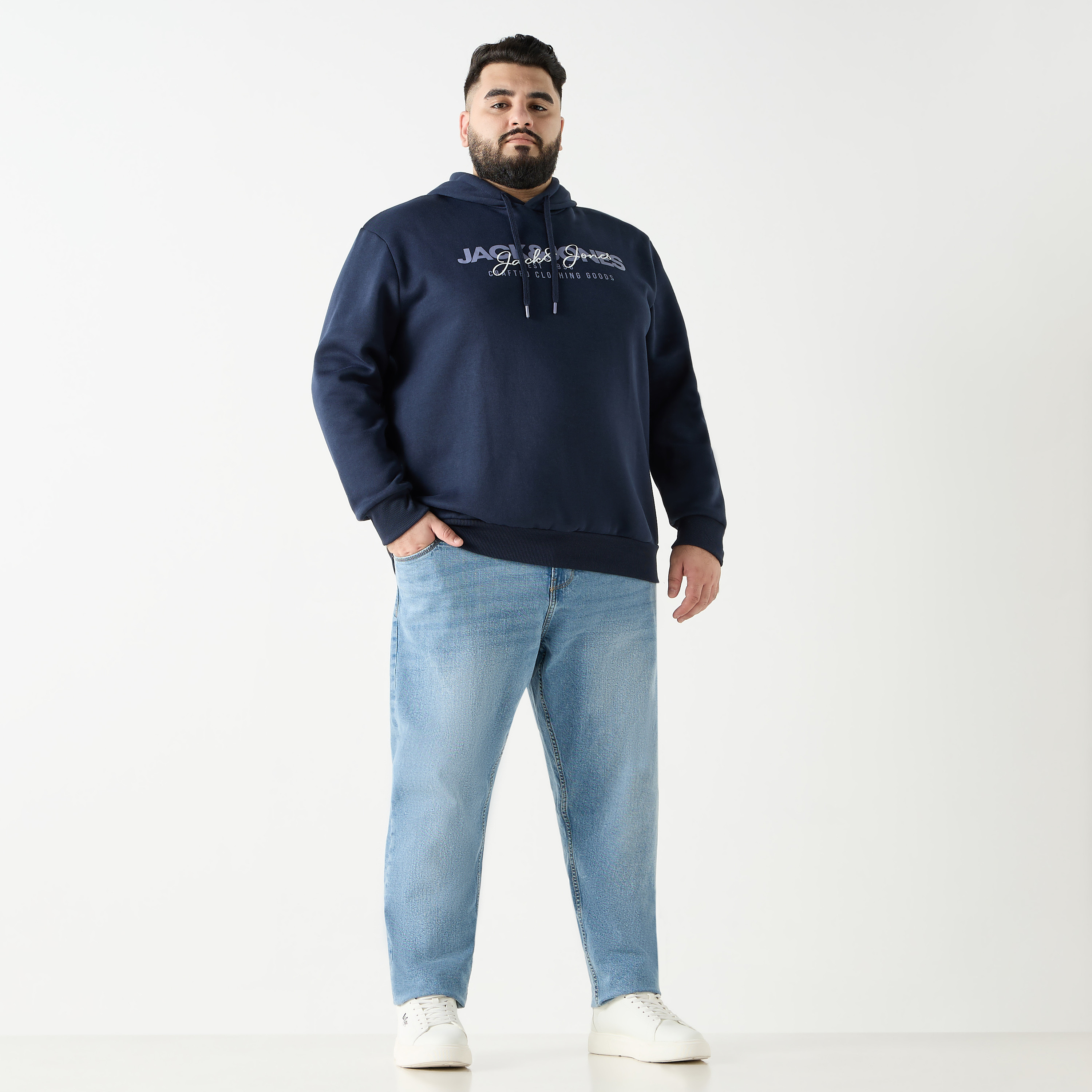 جاك آند جونز مجموعة مكونة من قطعتين من هوديي للرجال بأكمام طويلة وشعار-men-winterwear-hoodiesandsweatshirts-image-2