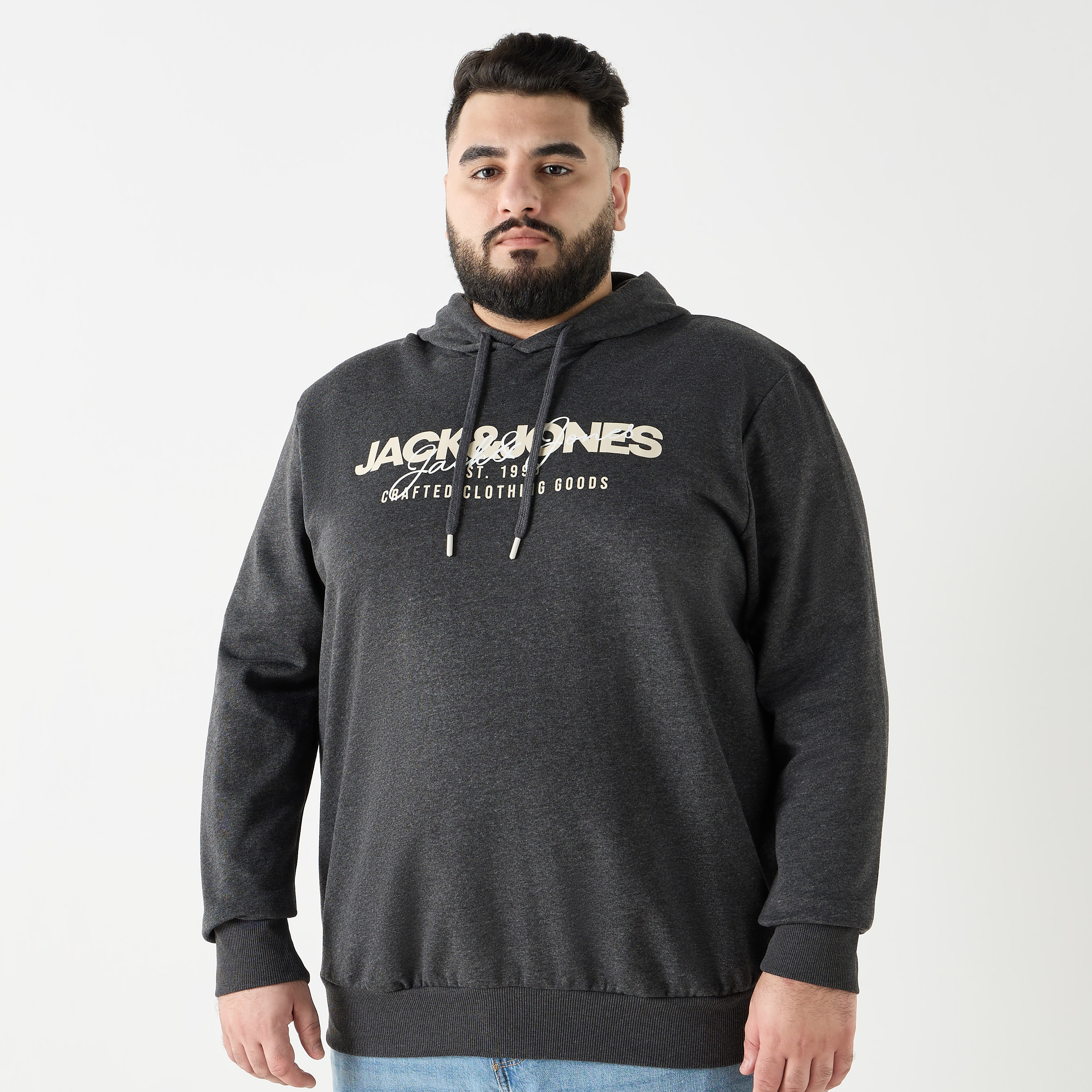 جاك آند جونز مجموعة مكونة من قطعتين من هوديي للرجال بأكمام طويلة وشعار-men-winterwear-hoodiesandsweatshirts-image-5