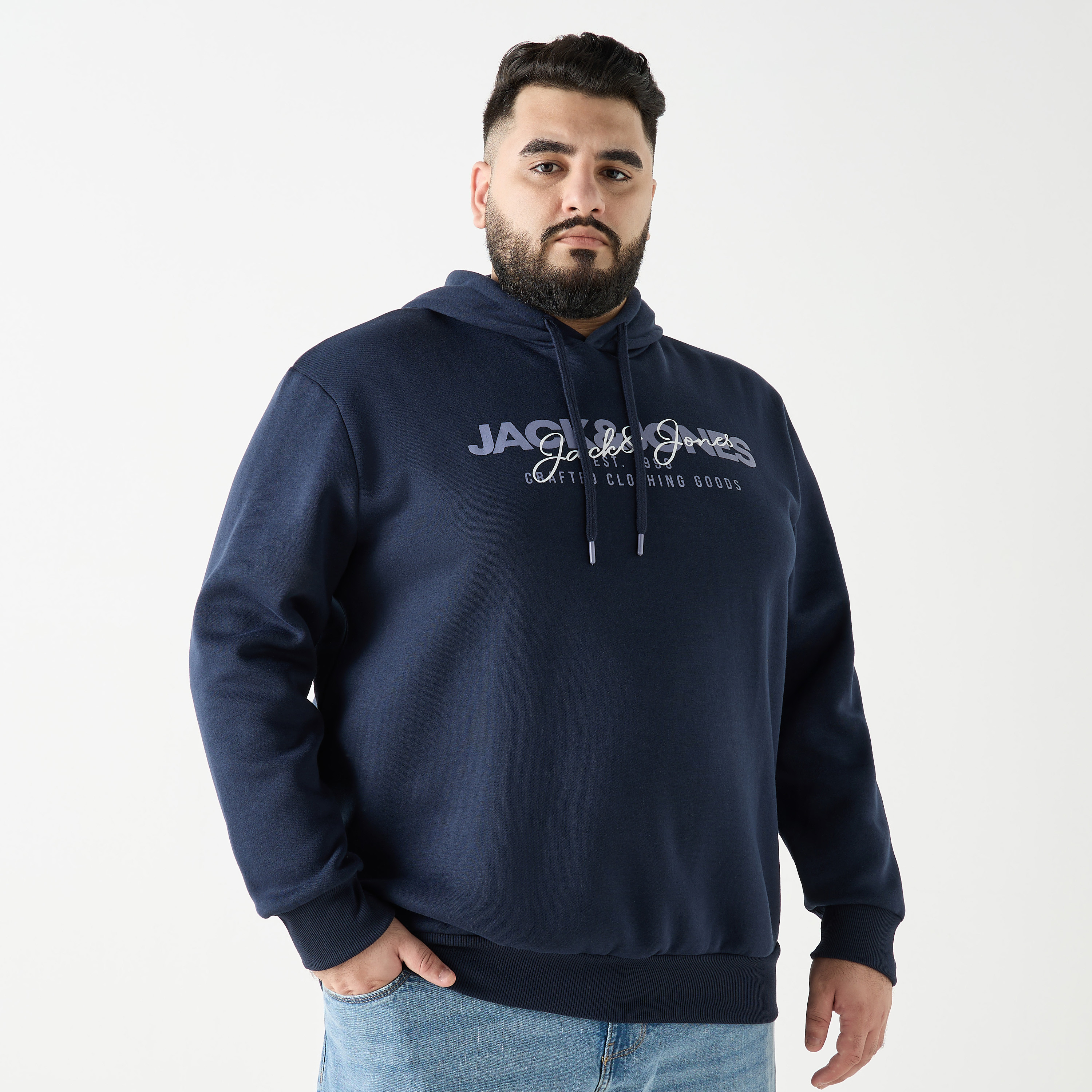 جاك آند جونز مجموعة مكونة من قطعتين من هوديي للرجال بأكمام طويلة وشعار-men-winterwear-hoodiesandsweatshirts-image-7