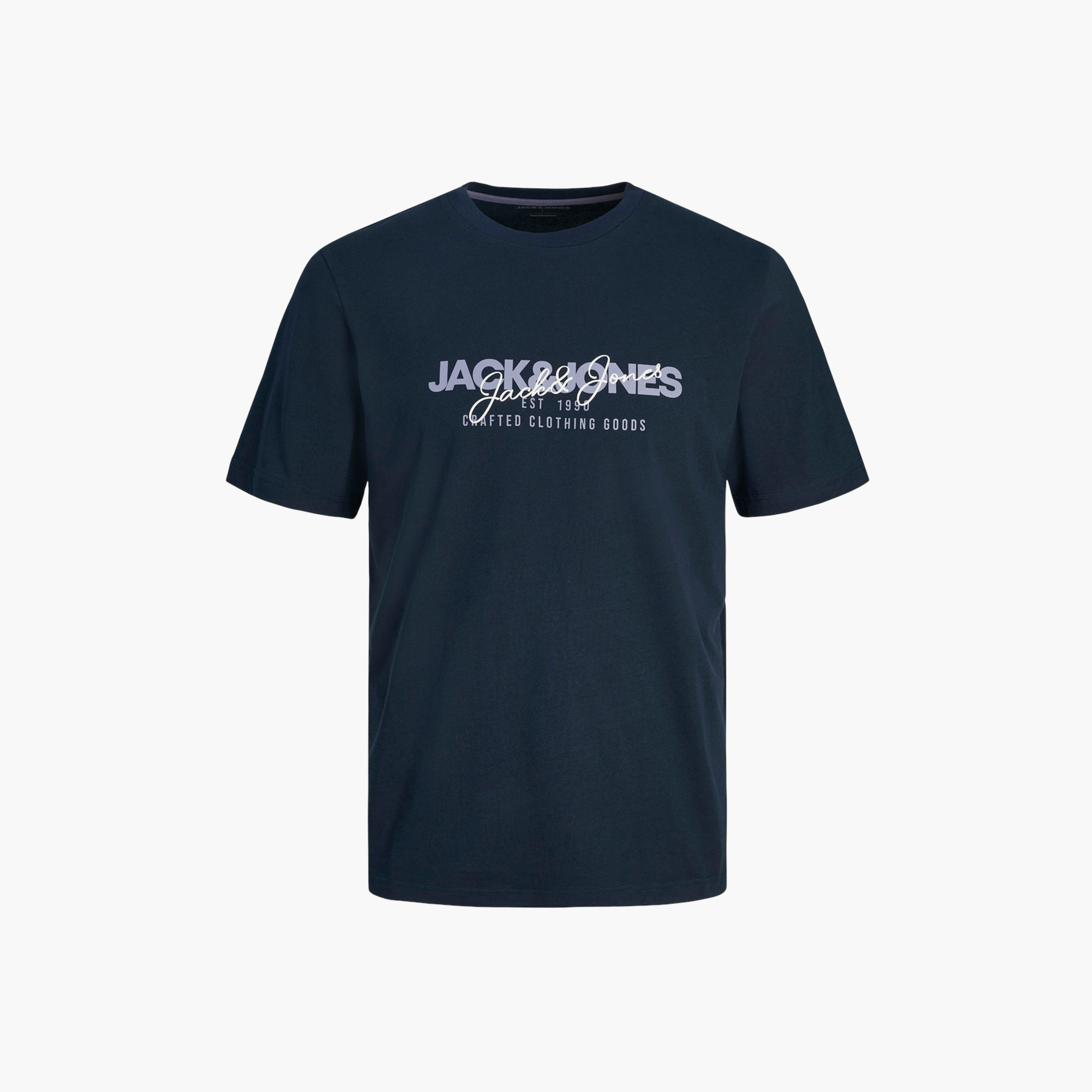 Jack & Jones Plus Size Pack of 3 Logo Crew Neck Short Sleeves T-Shirts-men-clothing-tshirtsandpolos-tshirts-image-2