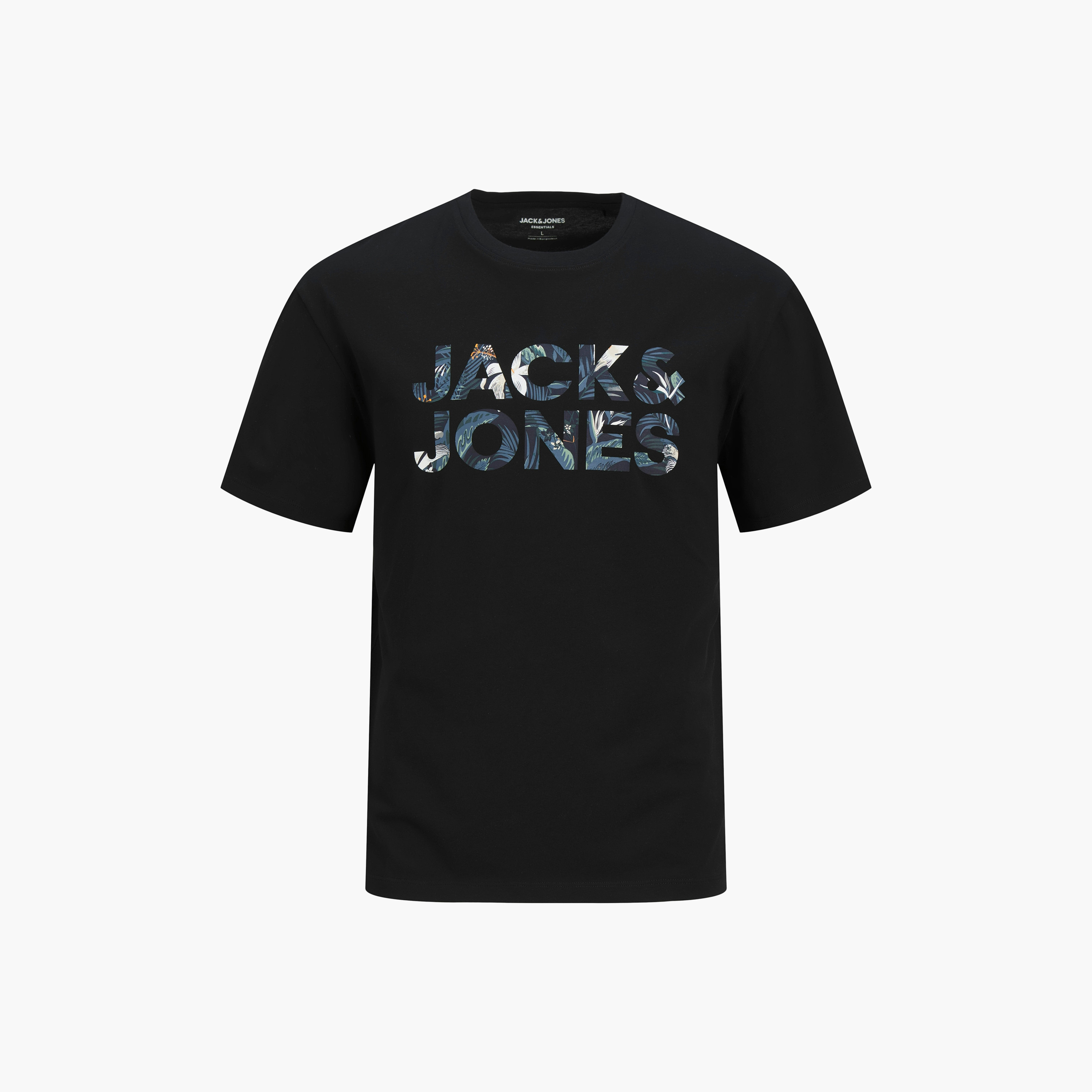 تي شيرت رجالي بأكمام قصيرة ورقبة دائرية وشعار من جاك اند جونز-men-clothing-tshirtsandpolos-tshirts-image-7