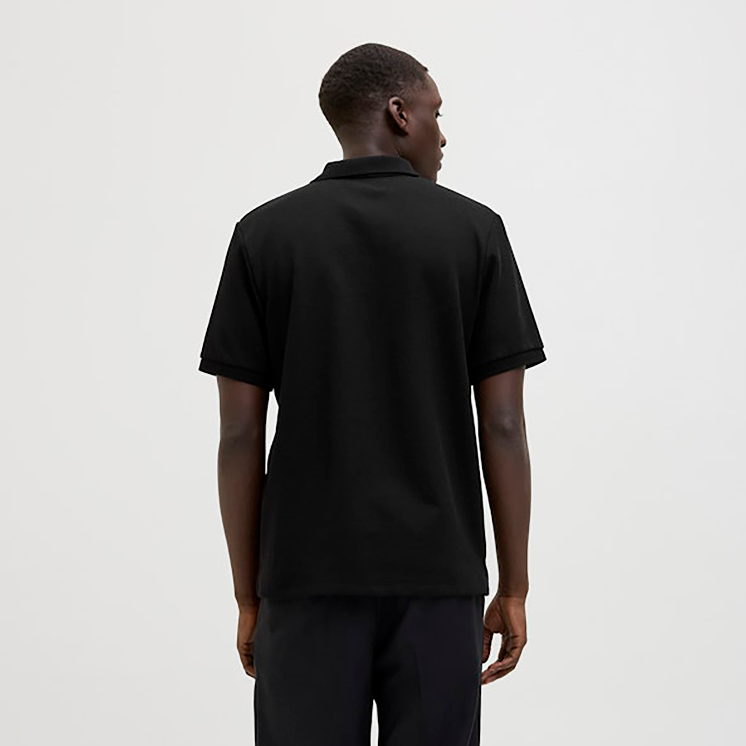 تي شيرت بولو رجالي سادة بياقة وأكمام قصيرة من جاك اند جونز-men-clothing-tshirtsandpolos-polos-image-4