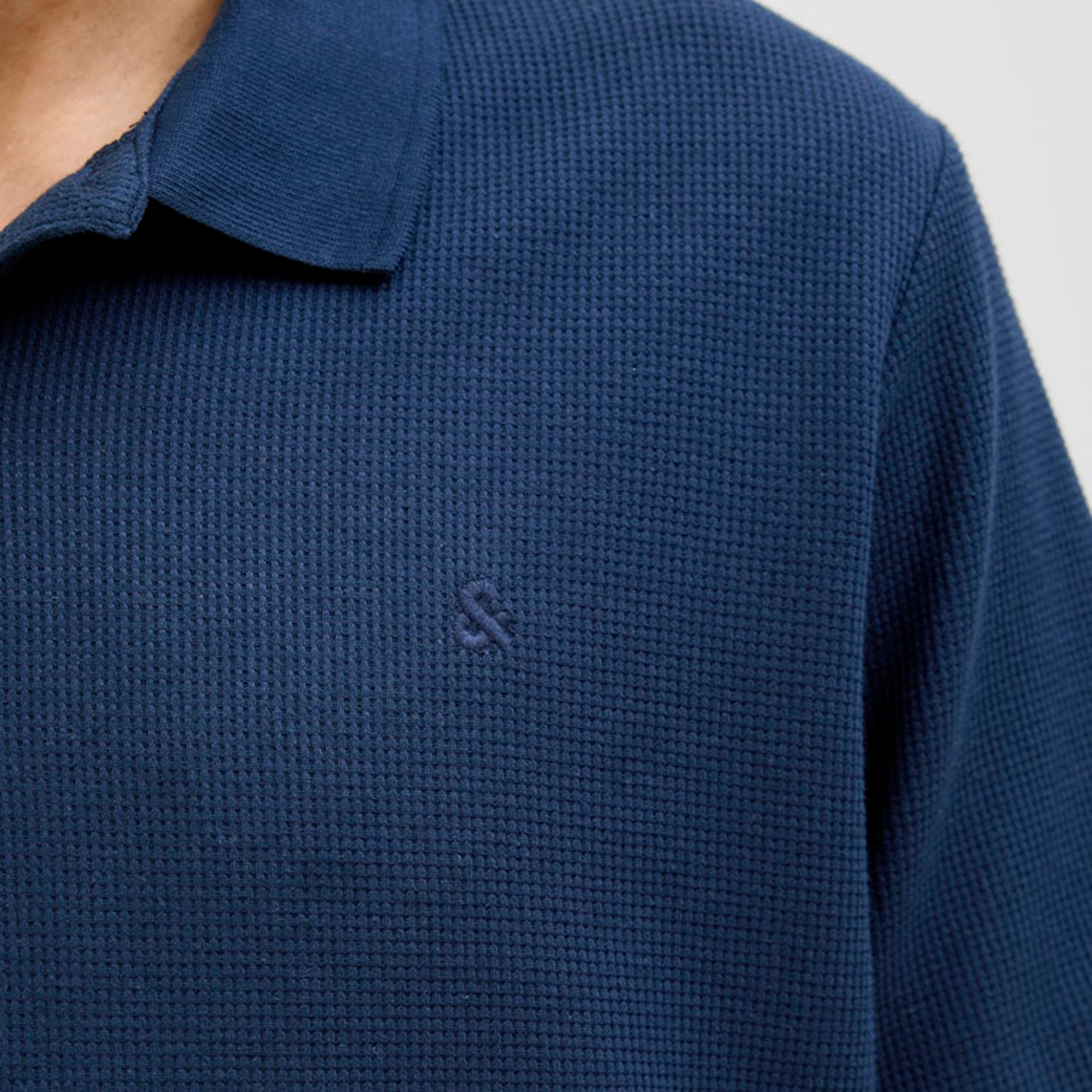 Jack & Jones Plain Collared Short Sleeves Men's Polo T-Shirt-men-clothing-tshirtsandpolos-polos-image-3