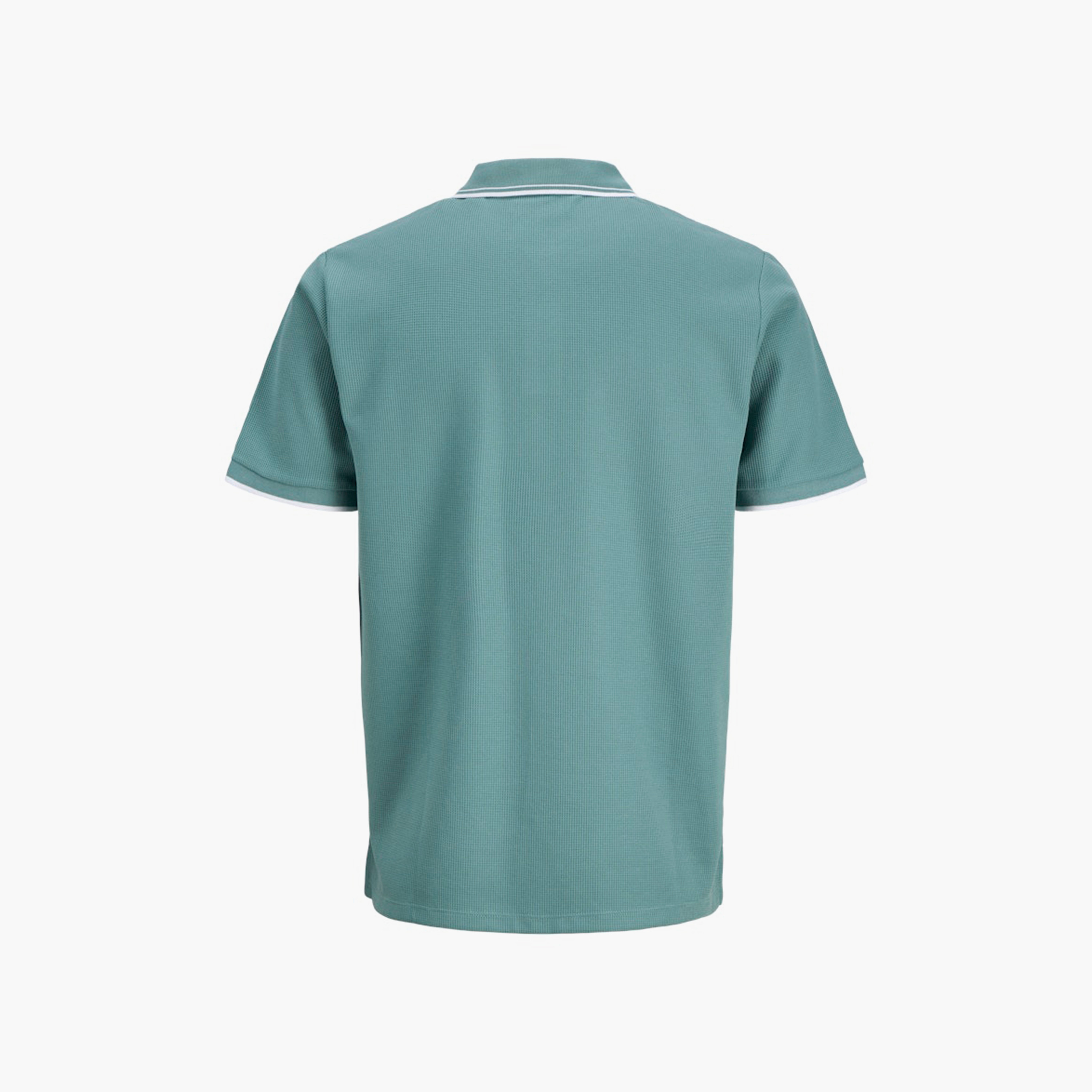 تي شيرت بولو رجالي سادة بياقة وأكمام قصيرة من جاك اند جونز-men-clothing-tshirtsandpolos-polos-image-41