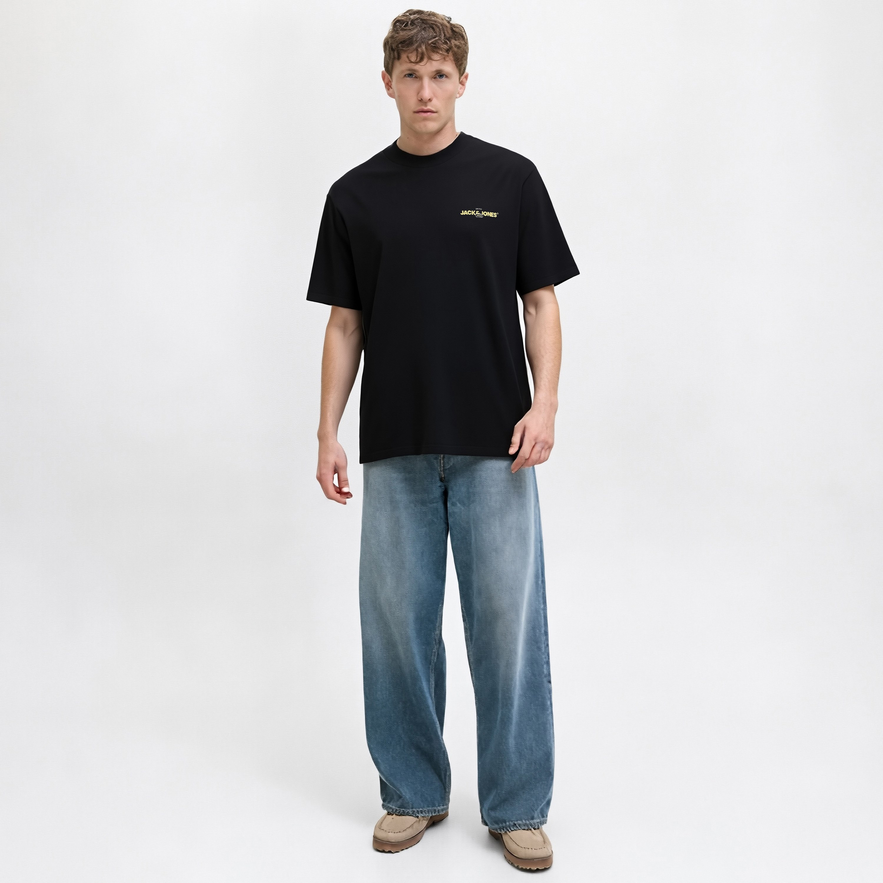 Jack & Jones Graphic Print Crew Neck Short Sleeves Men's T-Shirt-men-clothing-tshirtsandpolos-tshirts-image-2