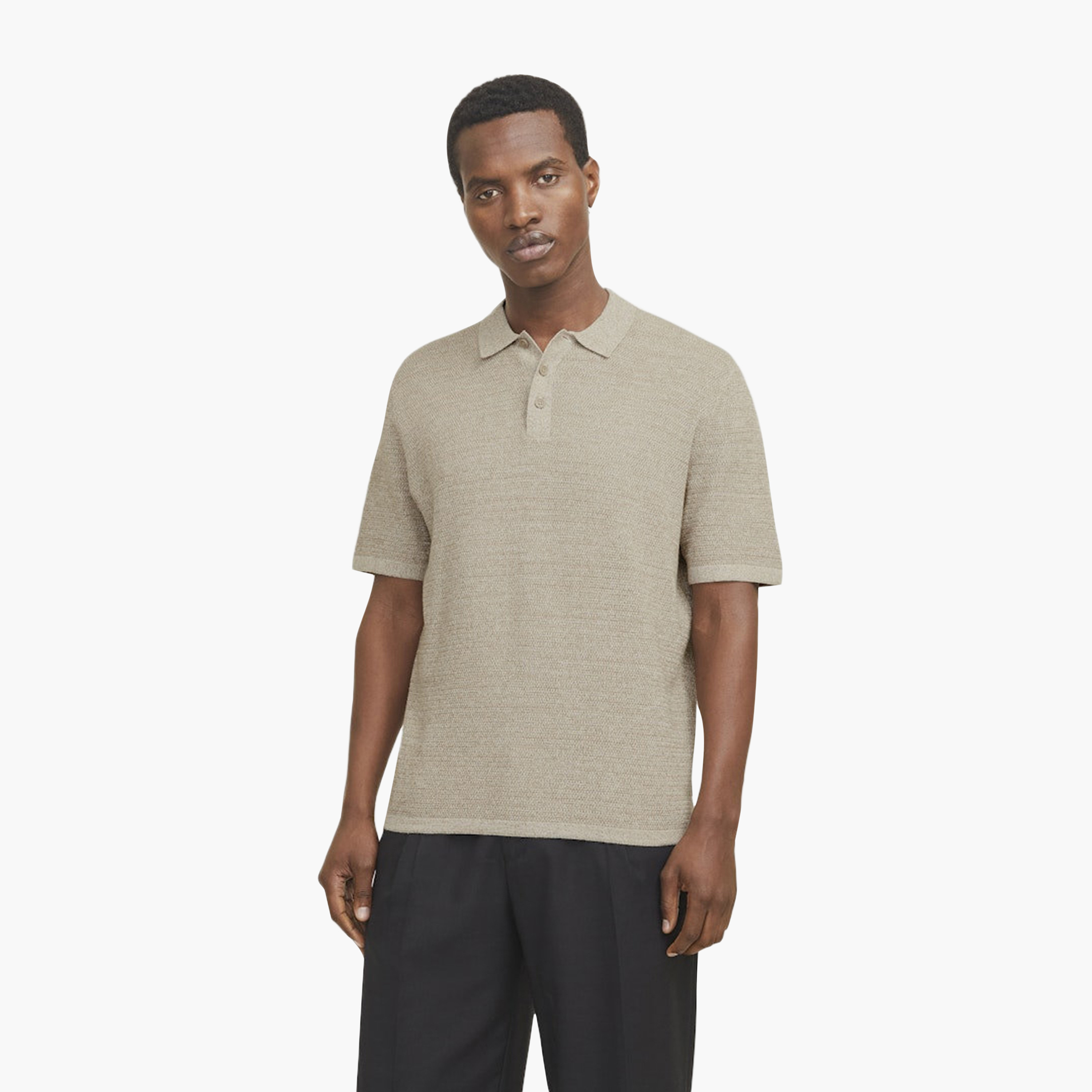 Jack & Jones Knitted Short Sleeves Men's Polo T-Shirt-men-clothing-tshirtsandpolos-polos-image-8