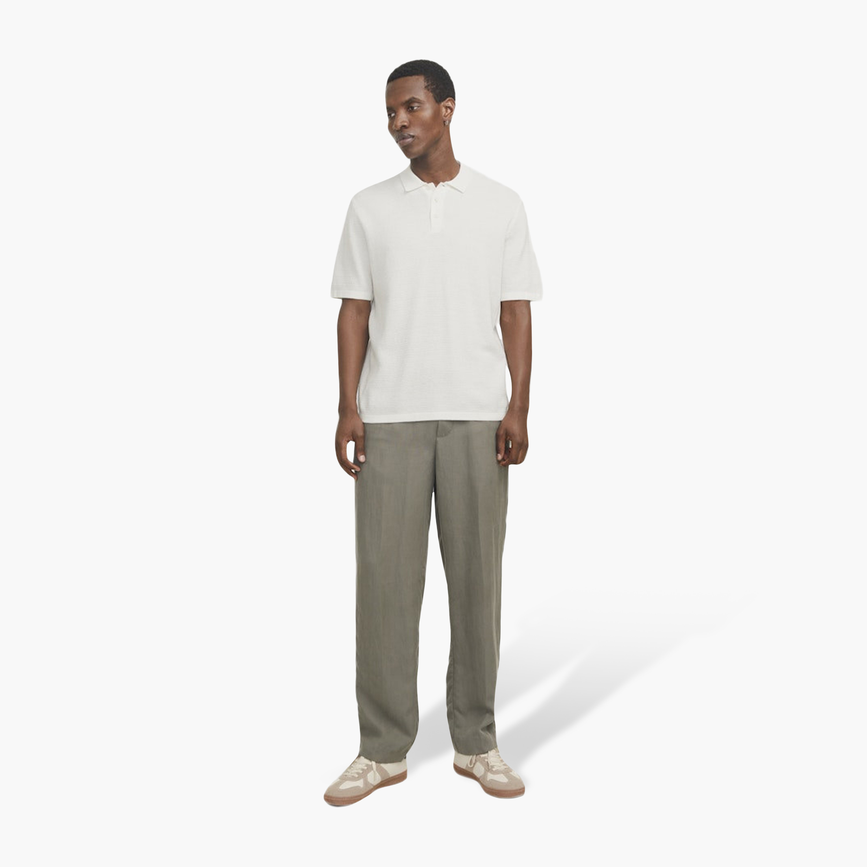 Jack & Jones Knitted Short Sleeves Men's Polo T-Shirt-men-clothing-tshirtsandpolos-polos-image-2