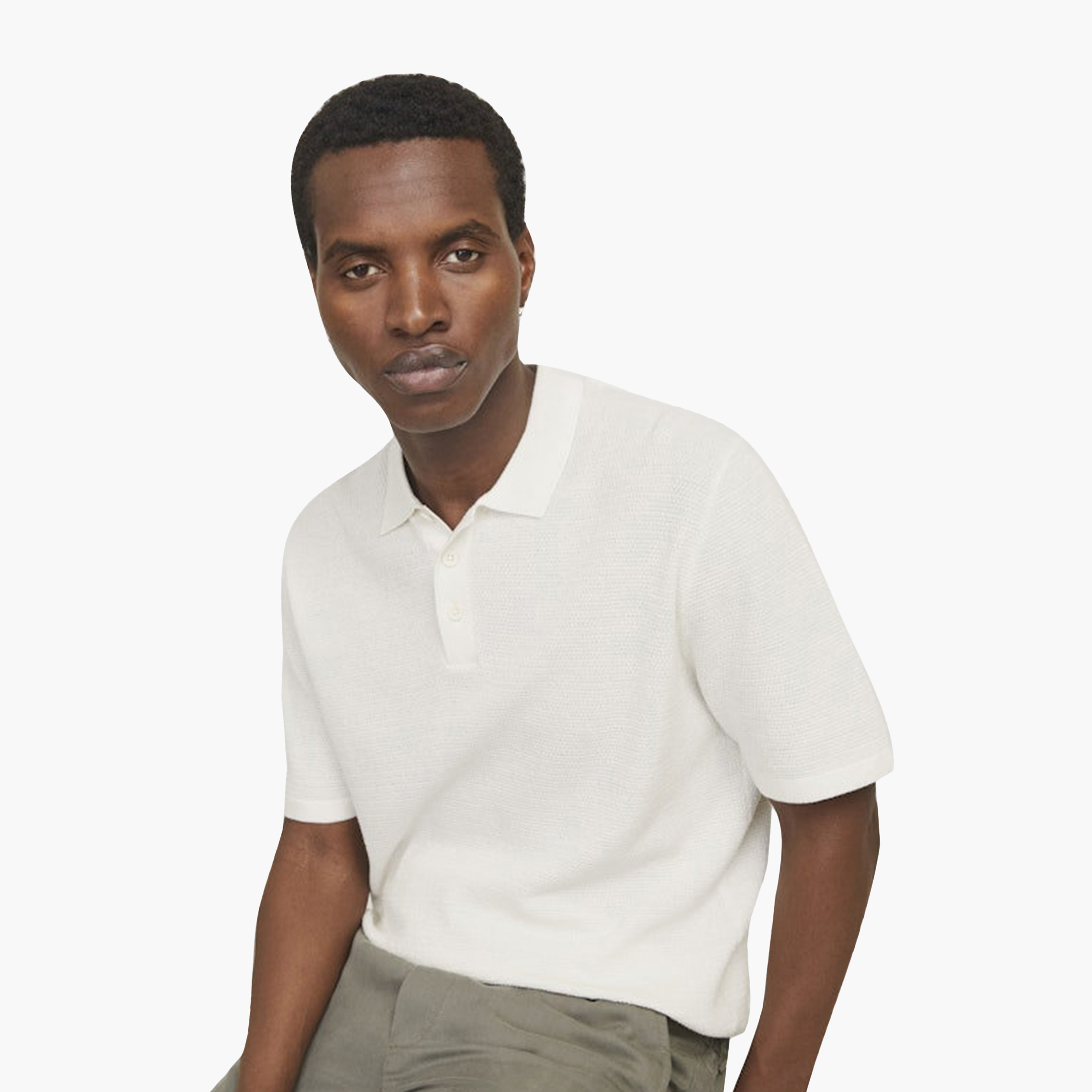 Jack & Jones Knitted Short Sleeves Men's Polo T-Shirt-men-clothing-tshirtsandpolos-polos-image-3