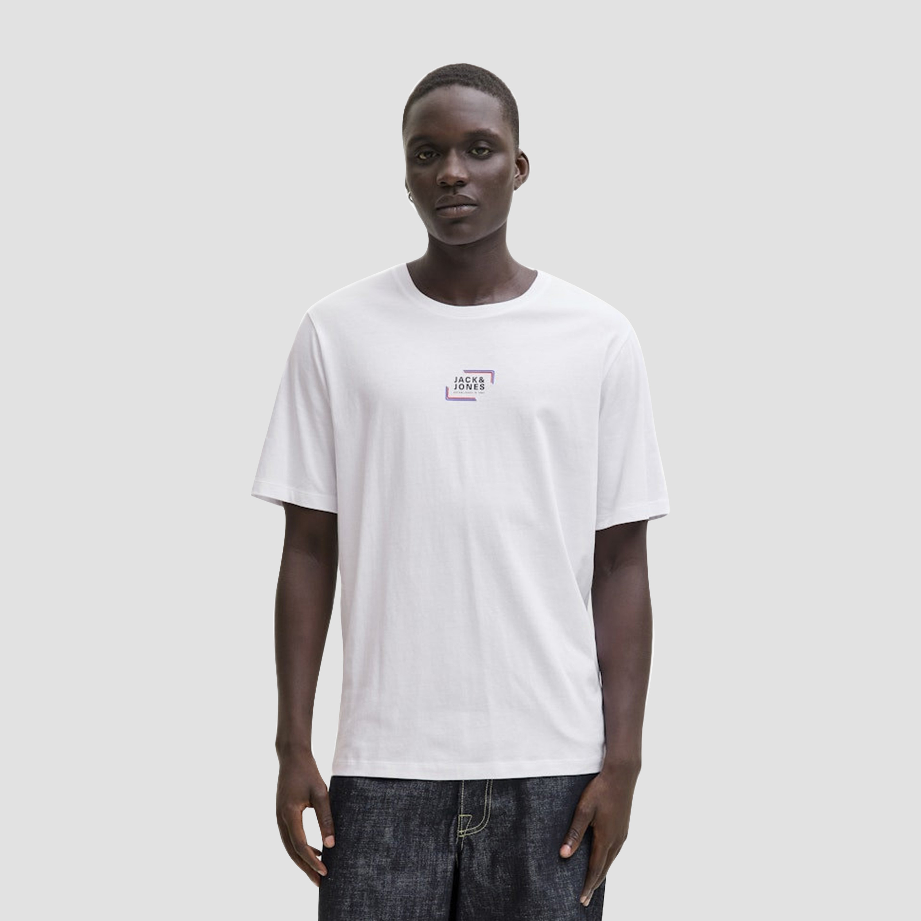 جاك & حونز-  تي شيرت بنقوش برقبة دائرية وأكمام قصيرة-men-clothing-tshirtsandpolos-tshirts-image-44