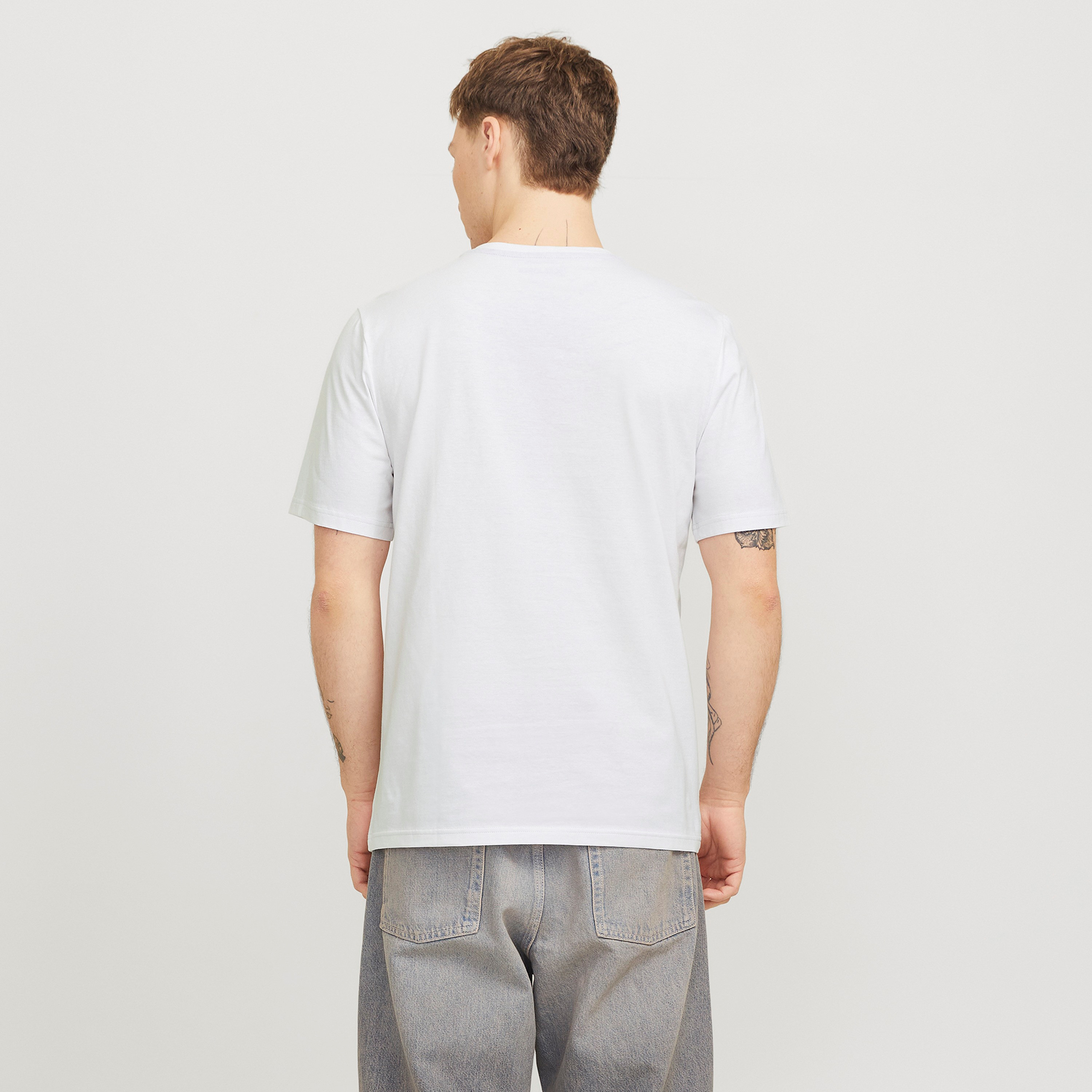 Jack & Jones Logo Crew Neck Short Sleeves Men's T-Shirt-men-clothing-tshirtsandpolos-tshirts-image-4