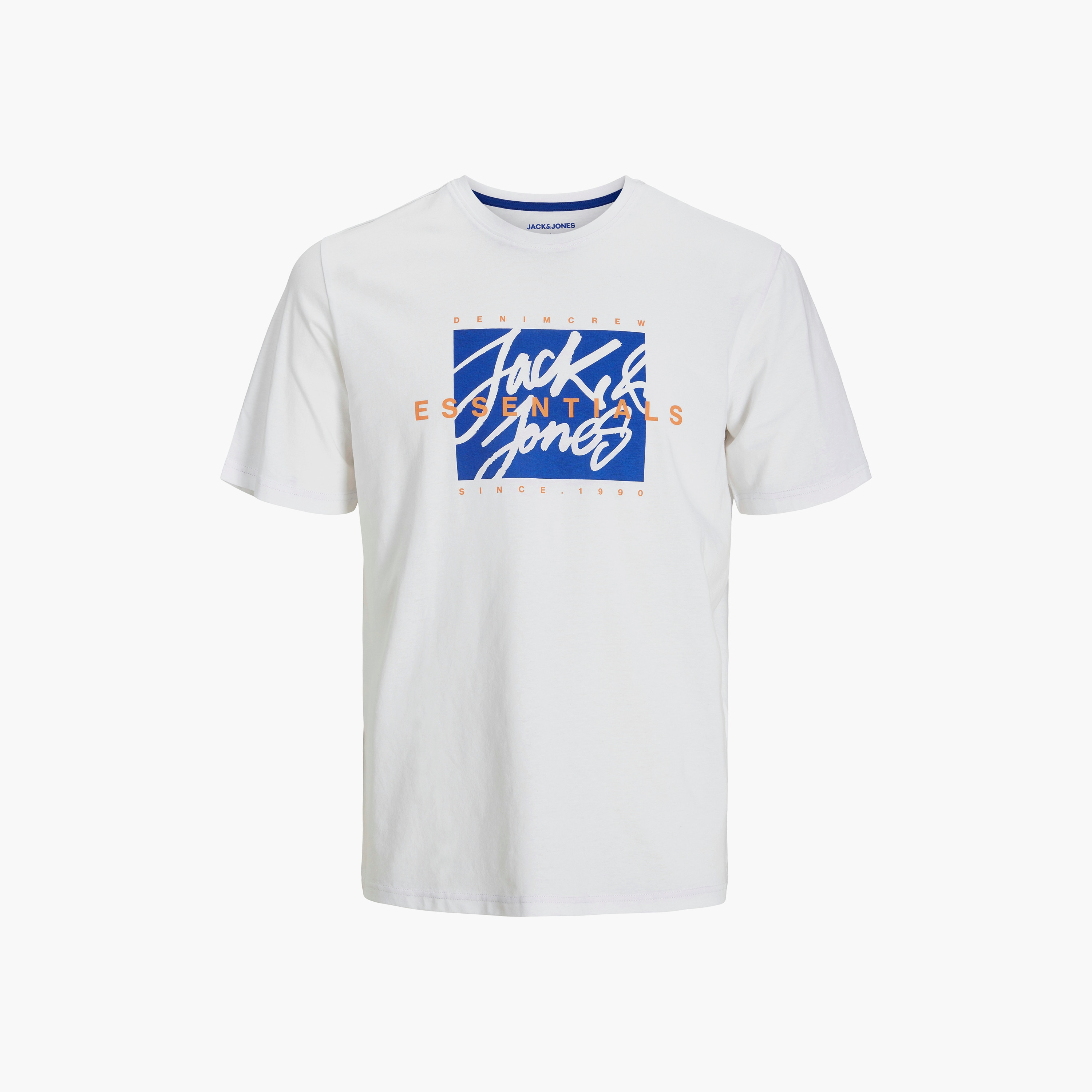 Jack & Jones Logo Crew Neck Short Sleeves Men's T-Shirt-men-clothing-tshirtsandpolos-tshirts-image-7