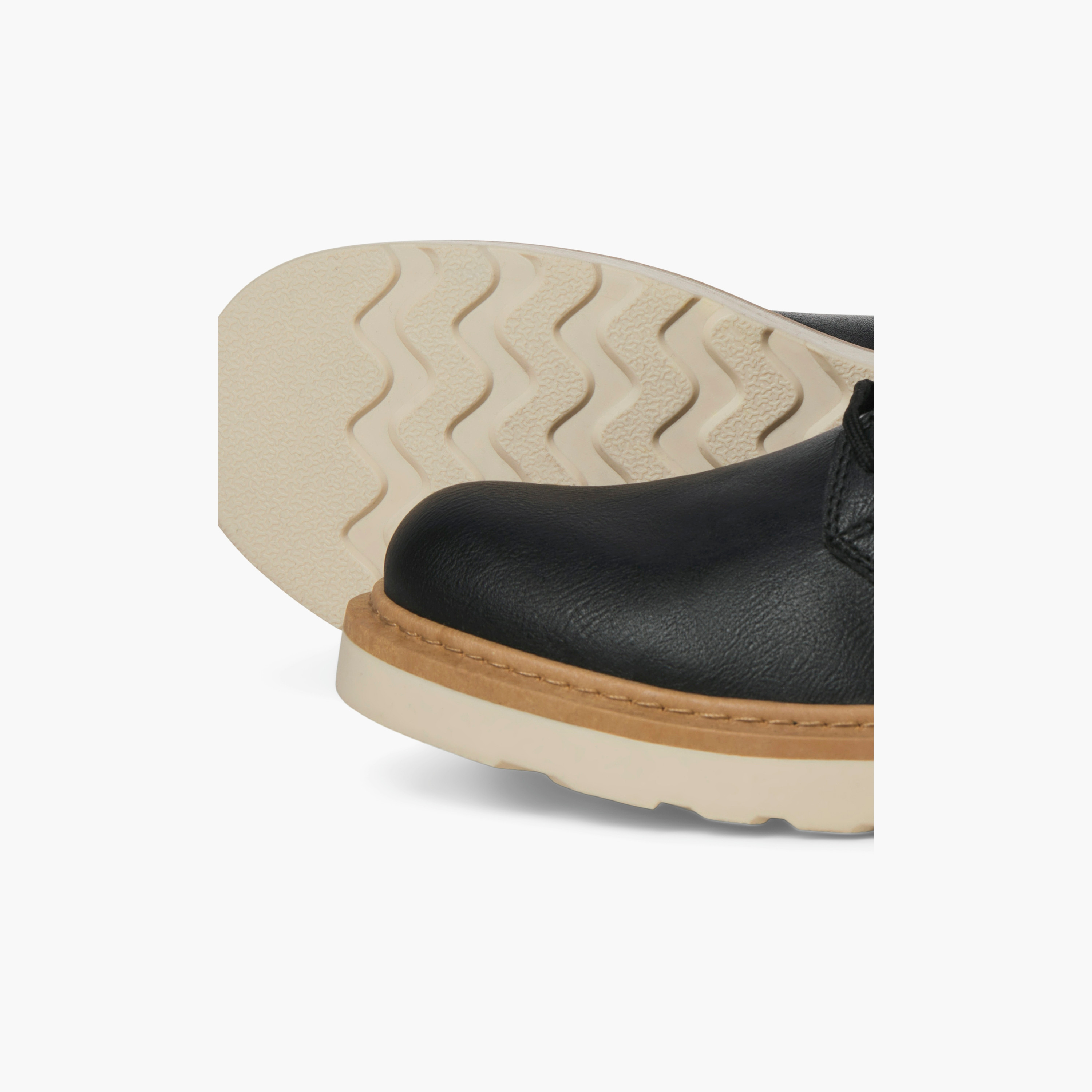حذاء جاك آند جونز الرجالي ذو الرقبة الطويلة حتى الكاحل | 12268458-men-shoes-boots-image-2