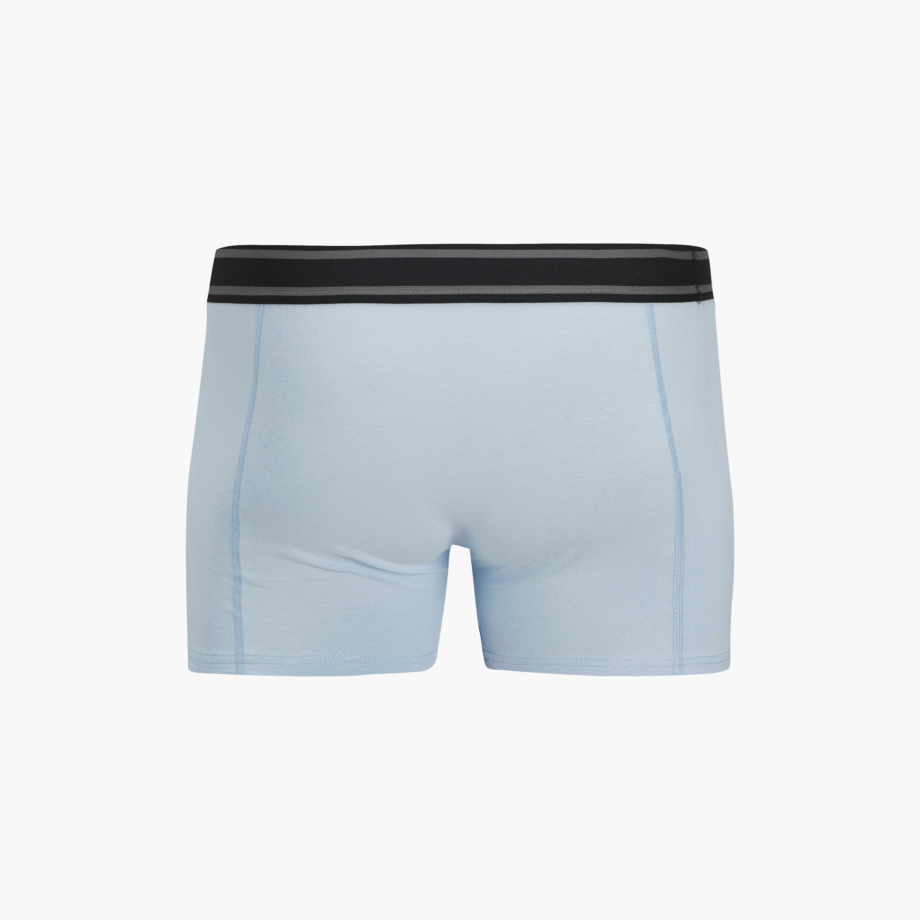 Jack & Jones Pack of 3 Brand Print Elasticated Waistband Men's Trunks-men-clothing-innerwear-underwear-image-7