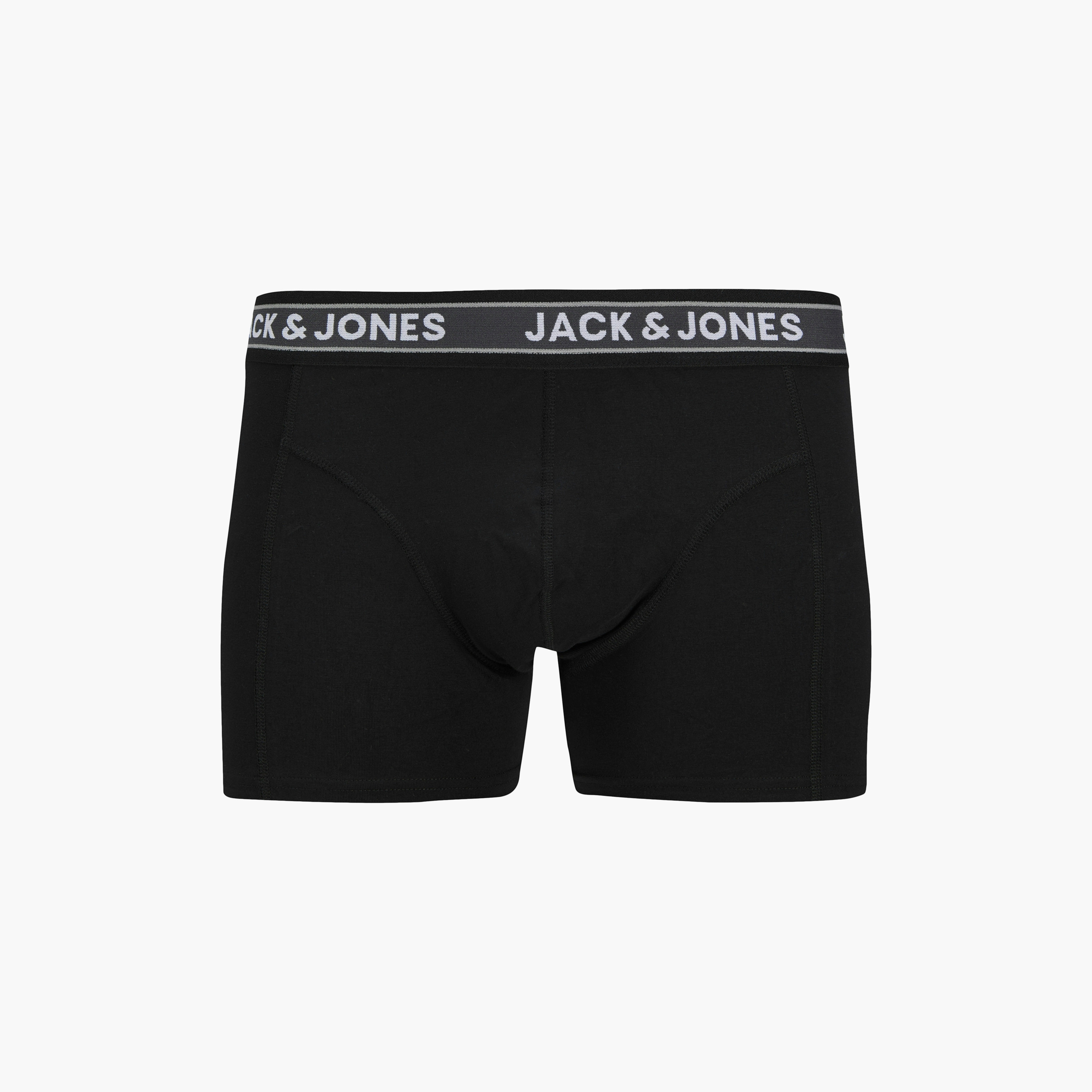 Jack & Jones Pack of 3 Brand Print Waistband Trunks-CP_BESTPRICE_EXCLUSION-image-3