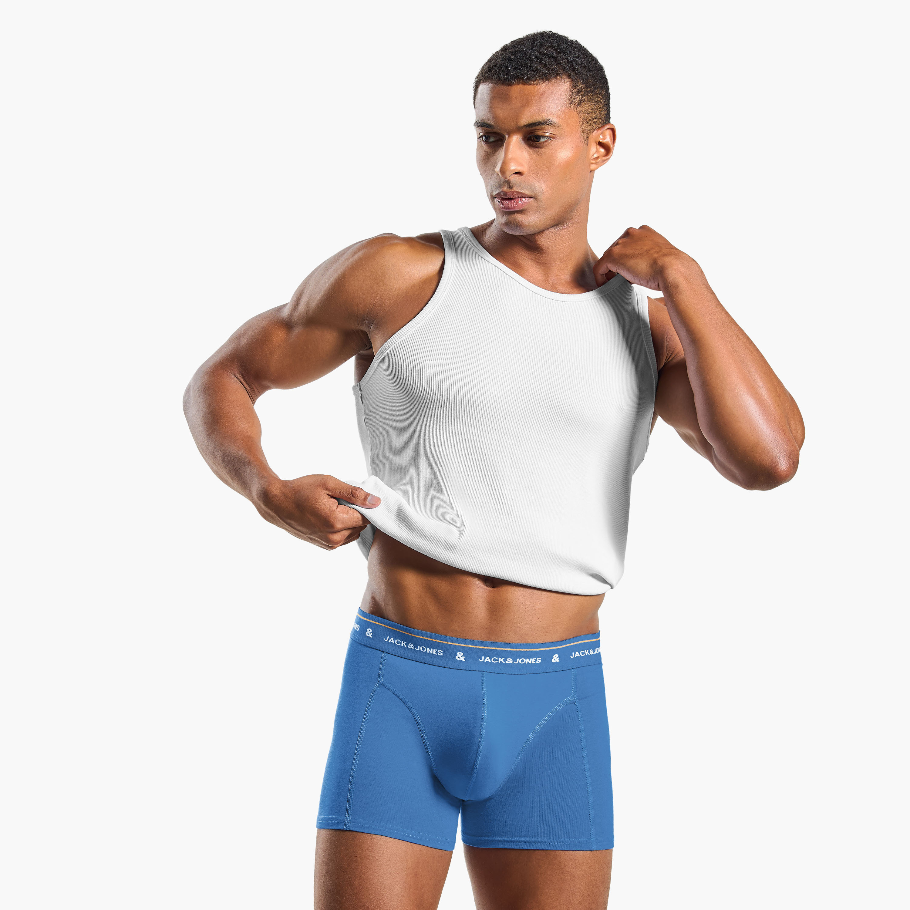 مجموعة من 3 سراويل داخلية للرجال برباط خصر مطبوع عليه العلامة التجارية من جاك اند جونز-men-clothing-innerwear-underwear-image-6
