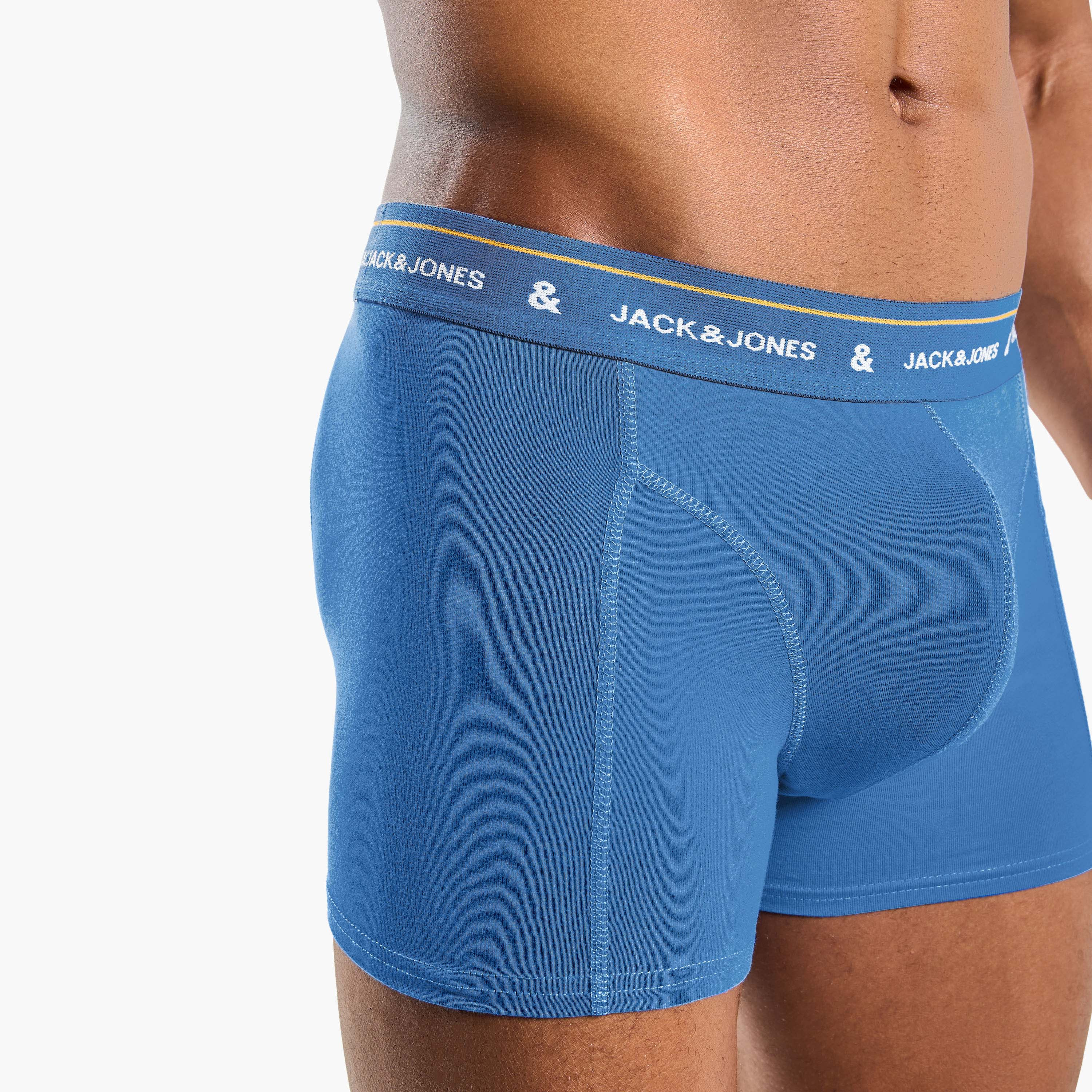 مجموعة من 3 سراويل داخلية للرجال برباط خصر مطبوع عليه العلامة التجارية من جاك اند جونز-men-clothing-innerwear-underwear-image-7