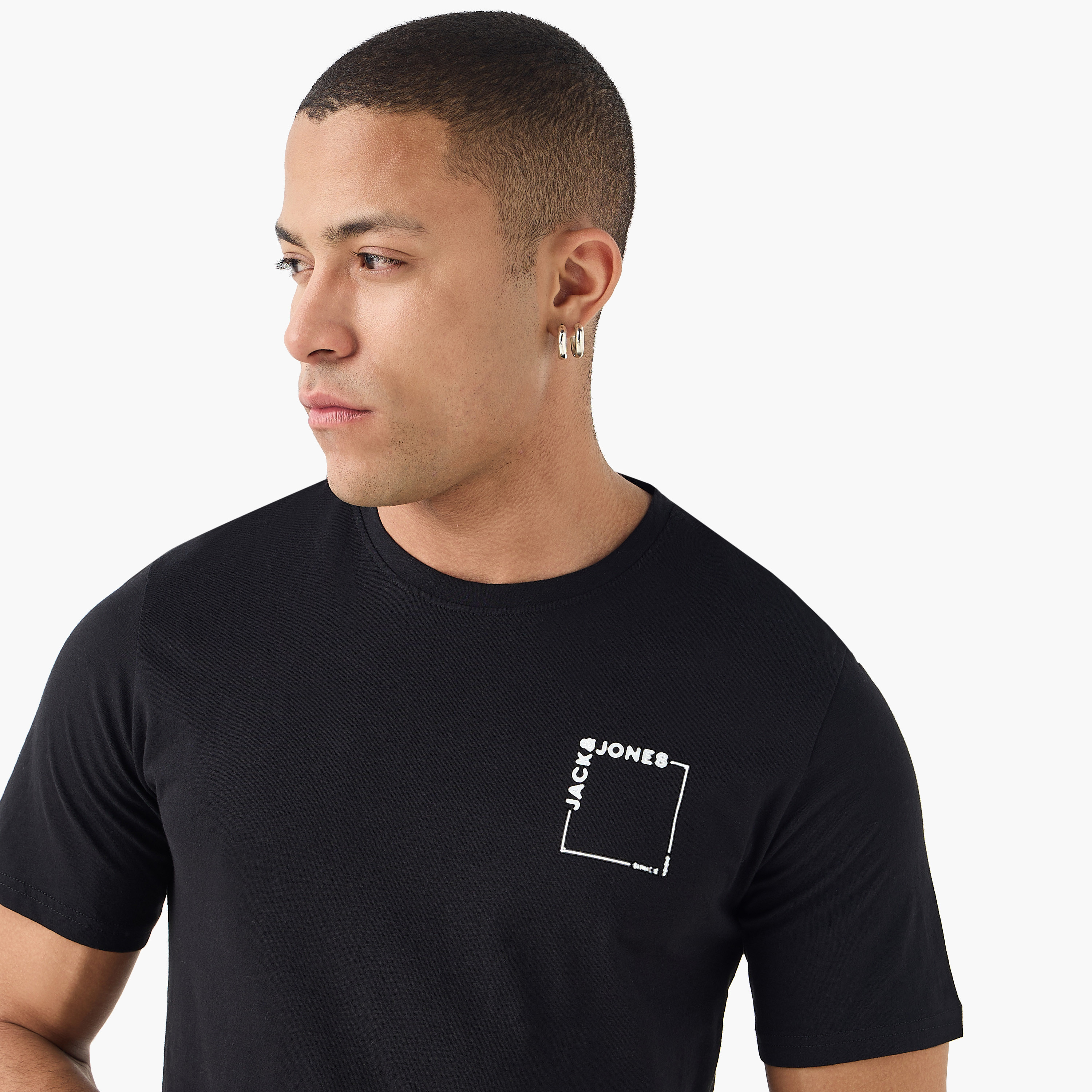 Jack & Jones Logo Crew Neck Short Sleeves Men's T-Shirt-men-clothing-tshirtsandpolos-tshirts-image-4