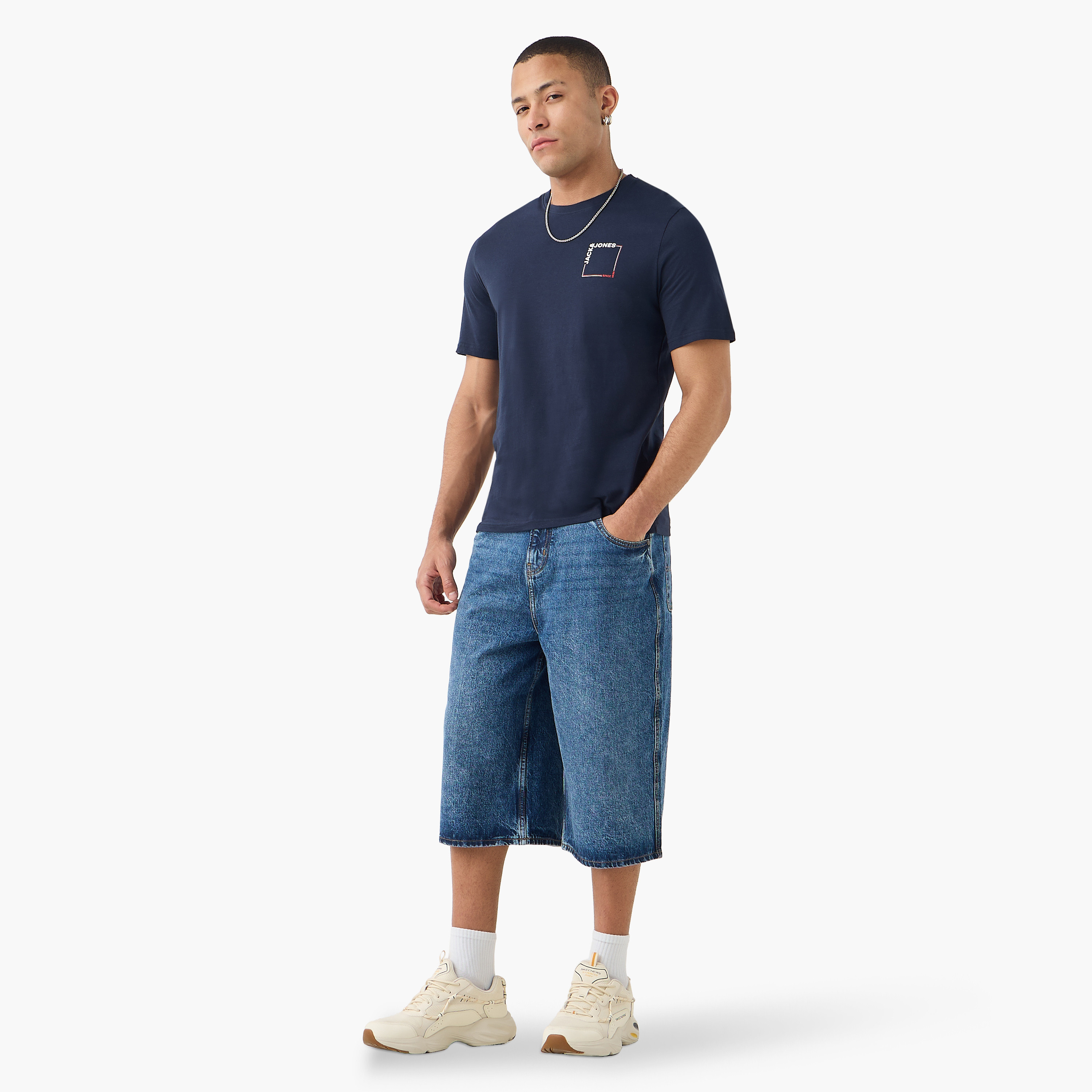 Jack & Jones Logo Crew Neck Short Sleeves Men's T-Shirt-men-clothing-tshirtsandpolos-tshirts-image-7