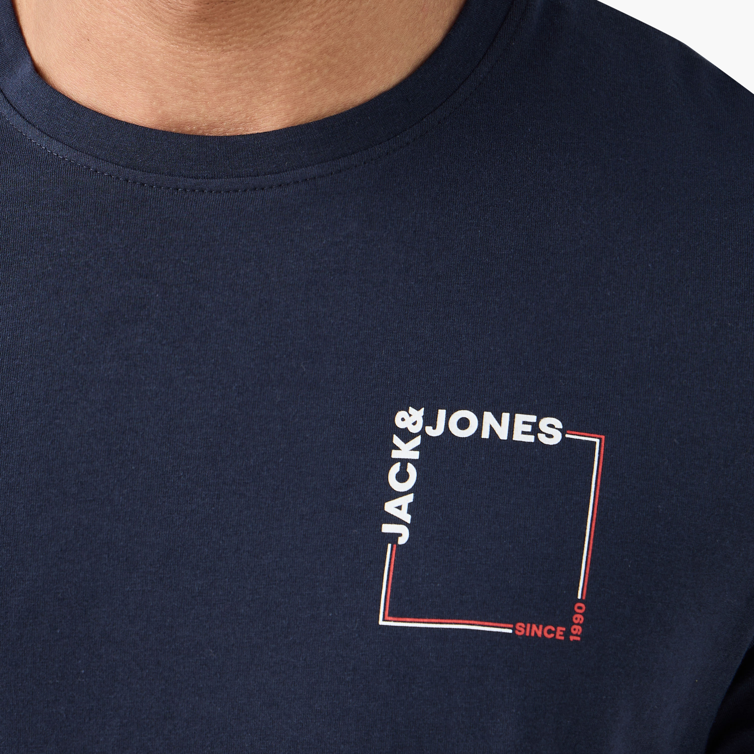 Jack & Jones Logo Crew Neck Short Sleeves Men's T-Shirt-men-clothing-tshirtsandpolos-tshirts-image-10