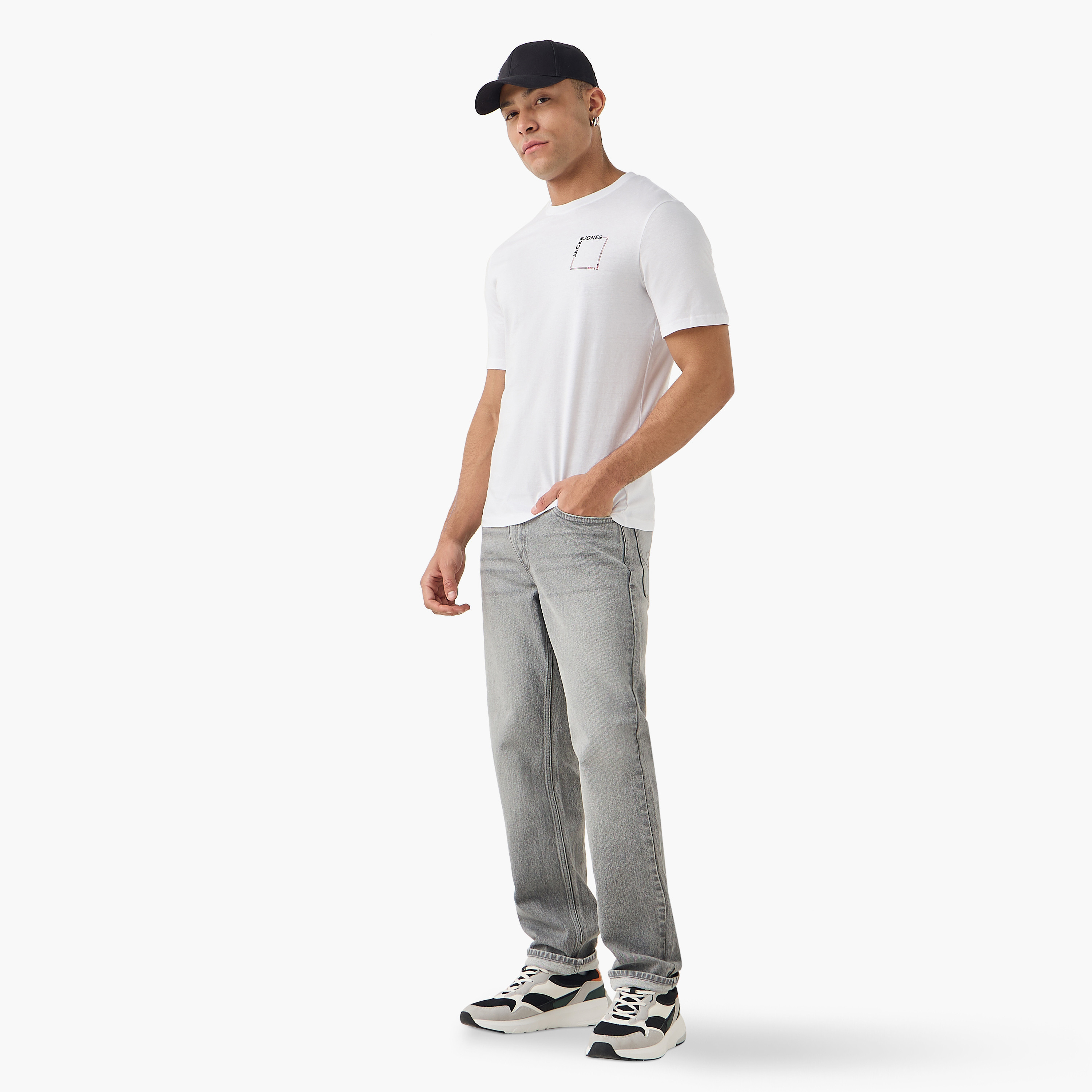 Jack & Jones Logo Crew Neck Short Sleeves Men's T-Shirt-men-clothing-tshirtsandpolos-tshirts-image-12