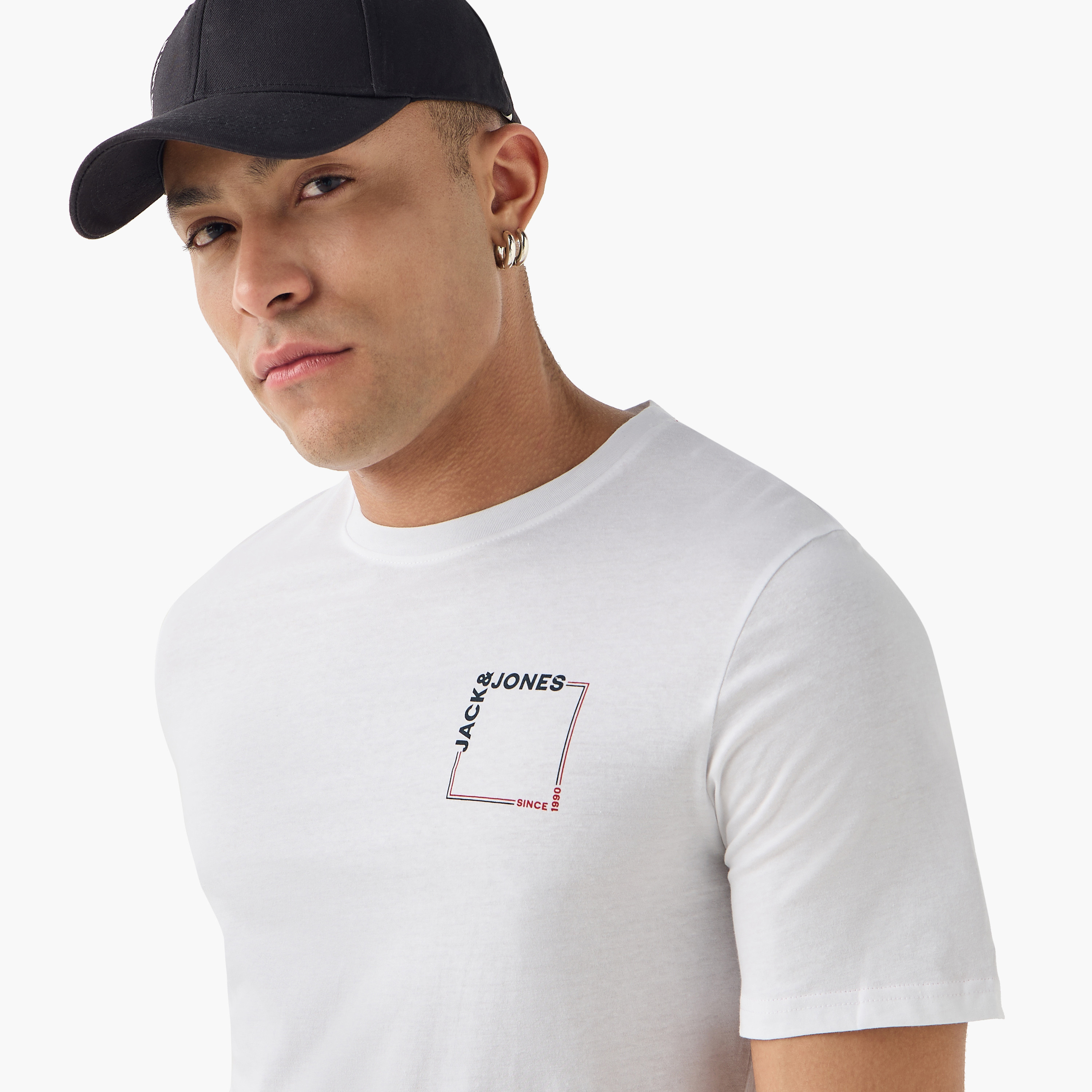Jack & Jones Logo Crew Neck Short Sleeves Men's T-Shirt-men-clothing-tshirtsandpolos-tshirts-image-14