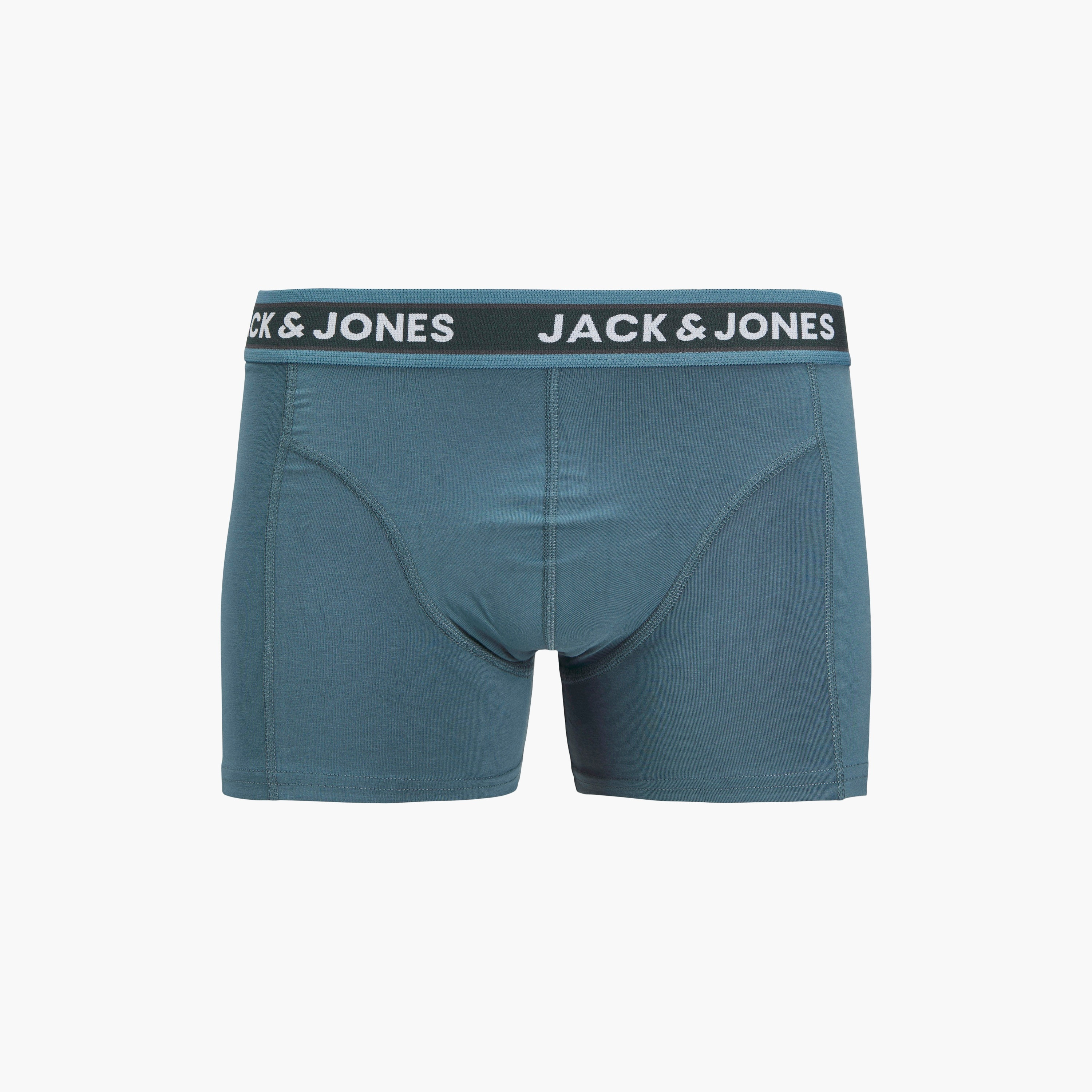 مجموعة جاك آند جونز مكونة من 5 سراويل داخلية بحزام خصر مطبوع عليها العلامة التجارية-men-clothing-innerwear-underwear-image-2