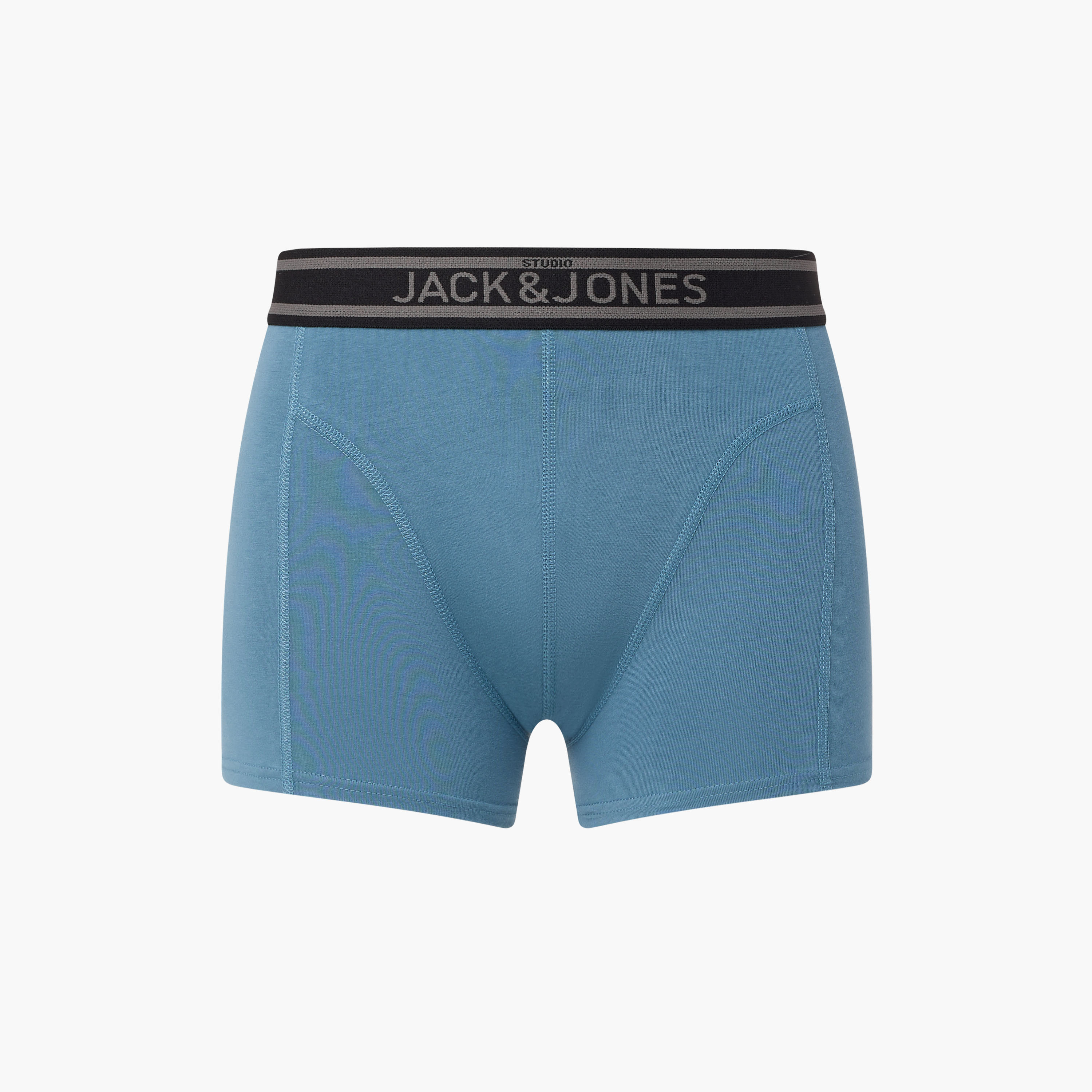Jack & Jones Pack of 5 Brand Print Waistband Men's Trunks-men-clothing-innerwear-underwear-image-12