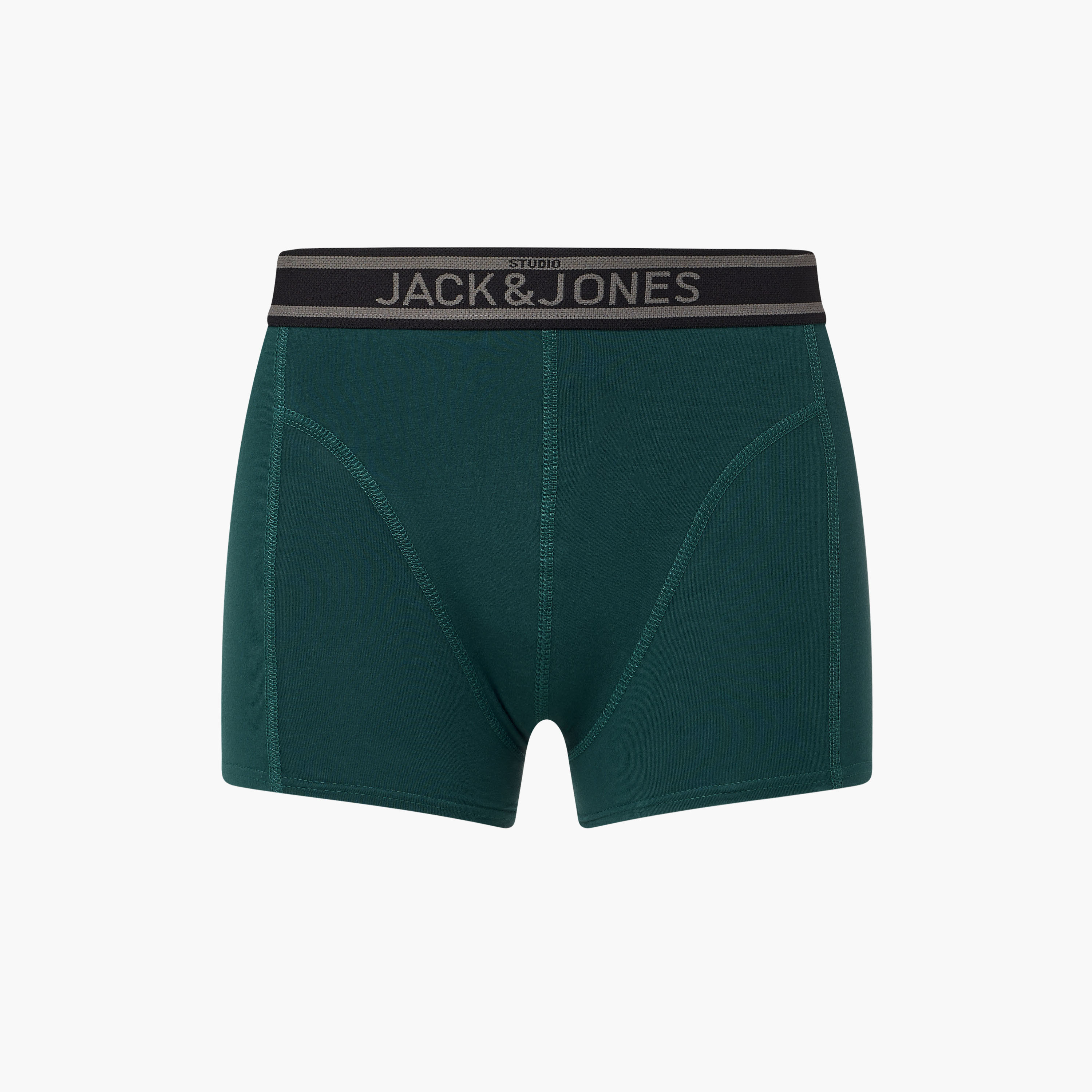 Jack & Jones Pack of 5 Brand Print Waistband Men's Trunks-men-clothing-innerwear-underwear-image-13