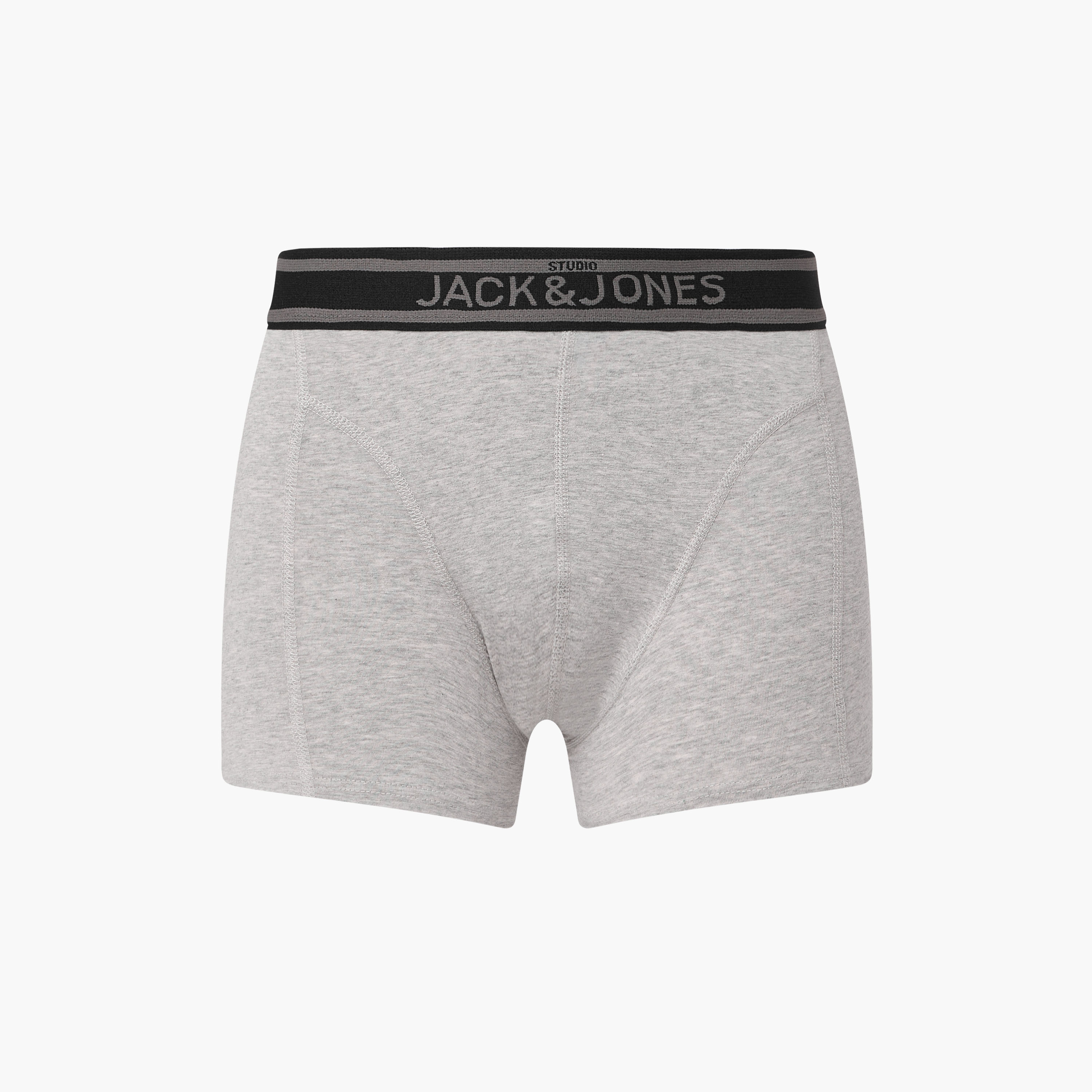 Jack & Jones Pack of 5 Brand Print Waistband Men's Trunks-men-clothing-innerwear-underwear-image-14