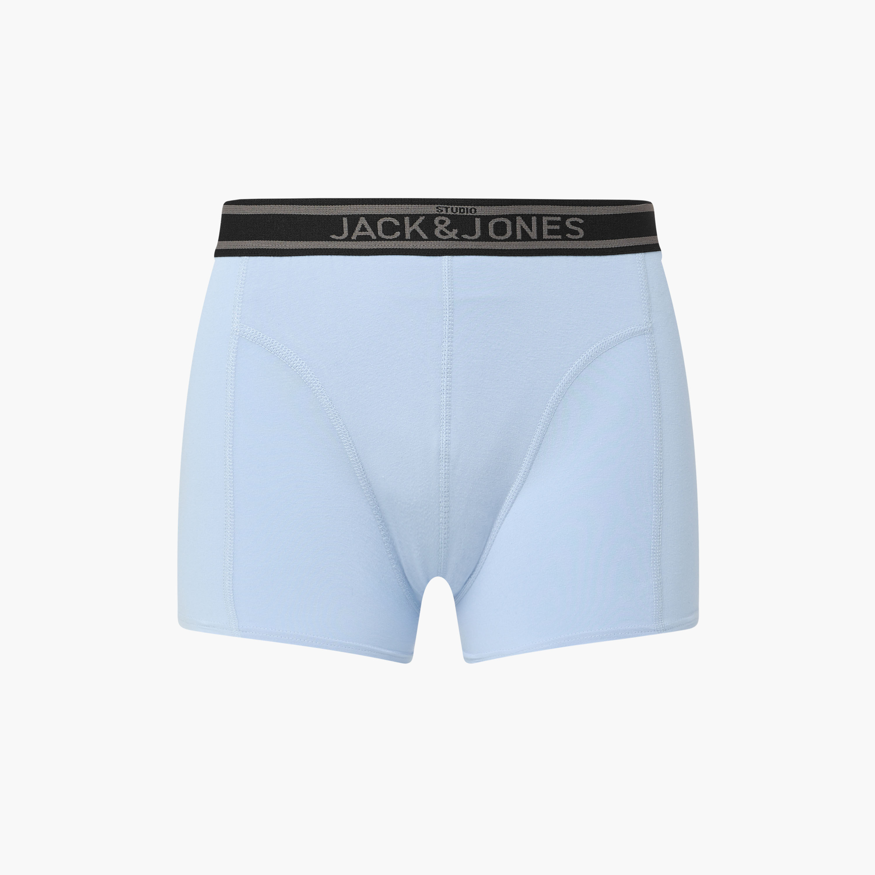 Jack & Jones Pack of 5 Brand Print Waistband Men's Trunks-men-clothing-innerwear-underwear-image-15