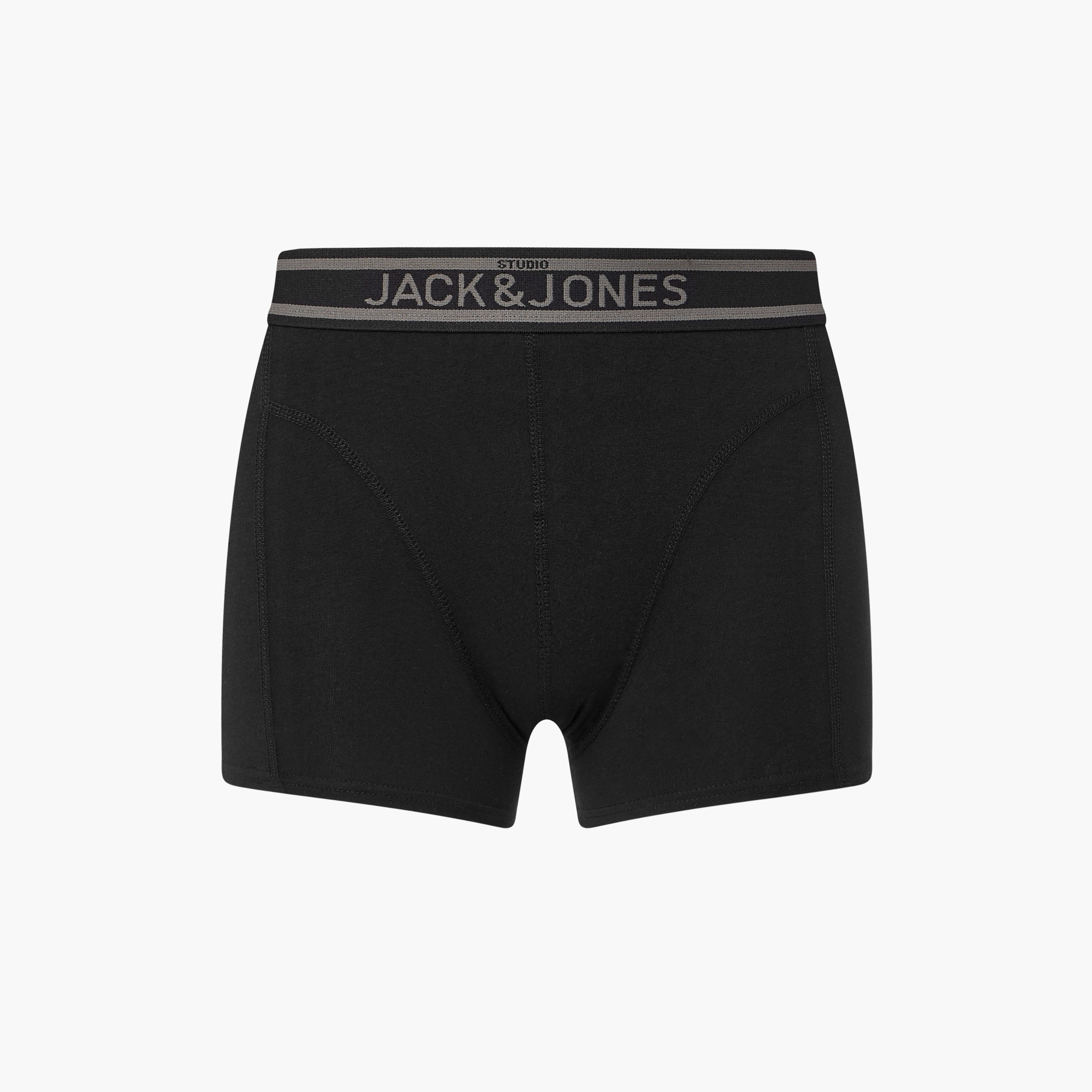 Jack & Jones Pack of 5 Brand Print Waistband Men's Trunks-men-clothing-innerwear-underwear-image-16